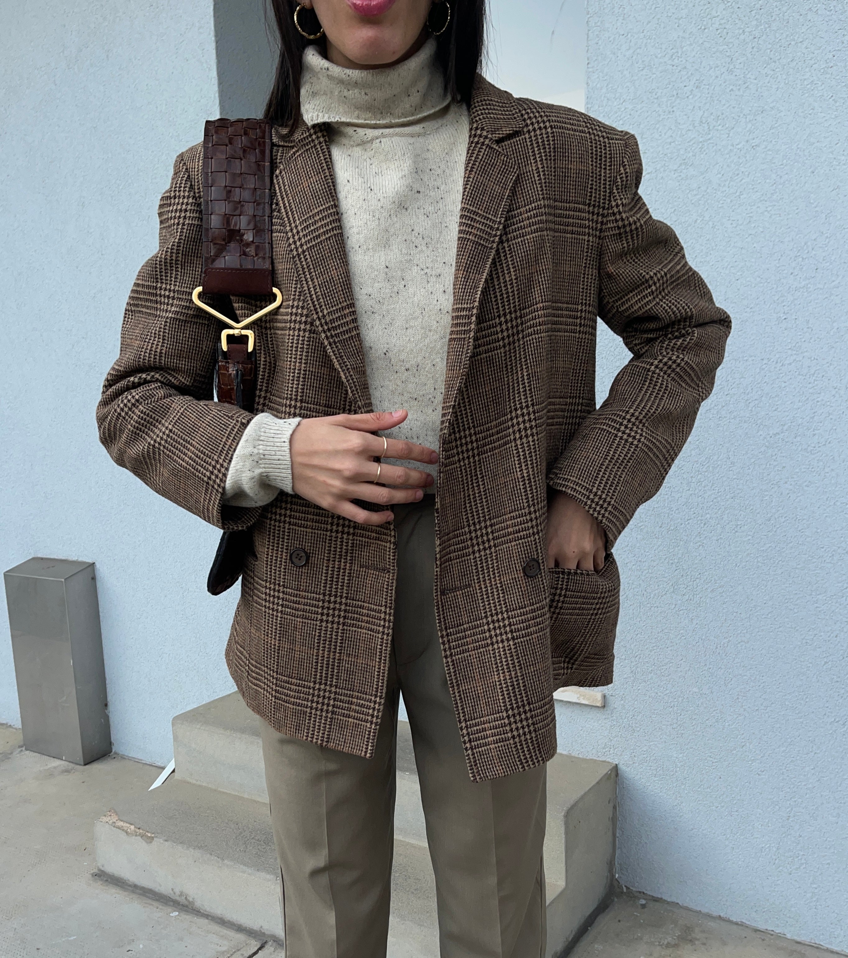 Check blazer