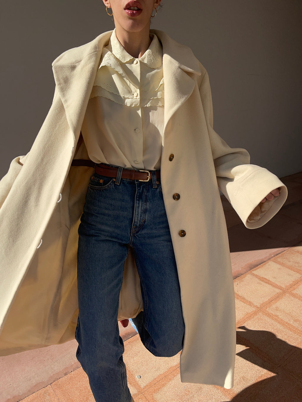 100% silk embroided shirt