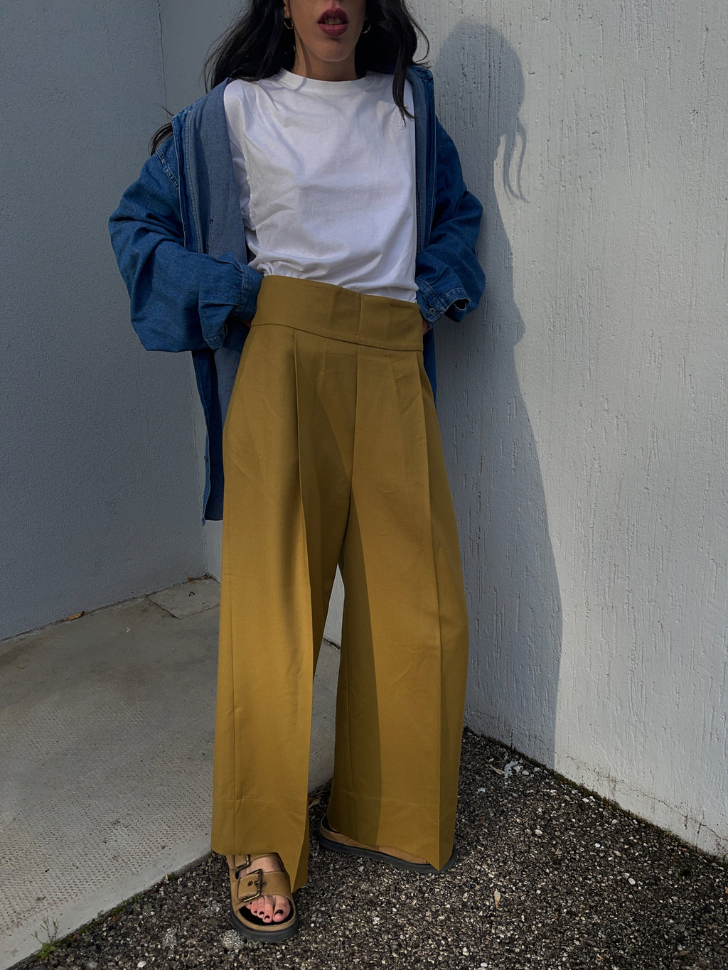 100 wool trousers