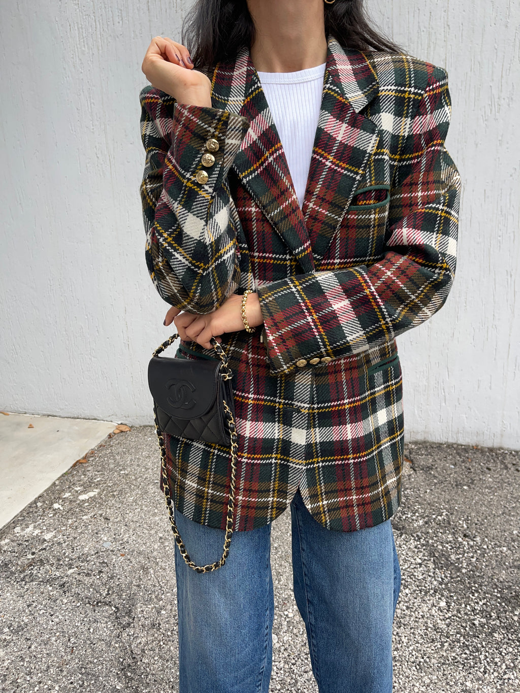 Blazer tartan