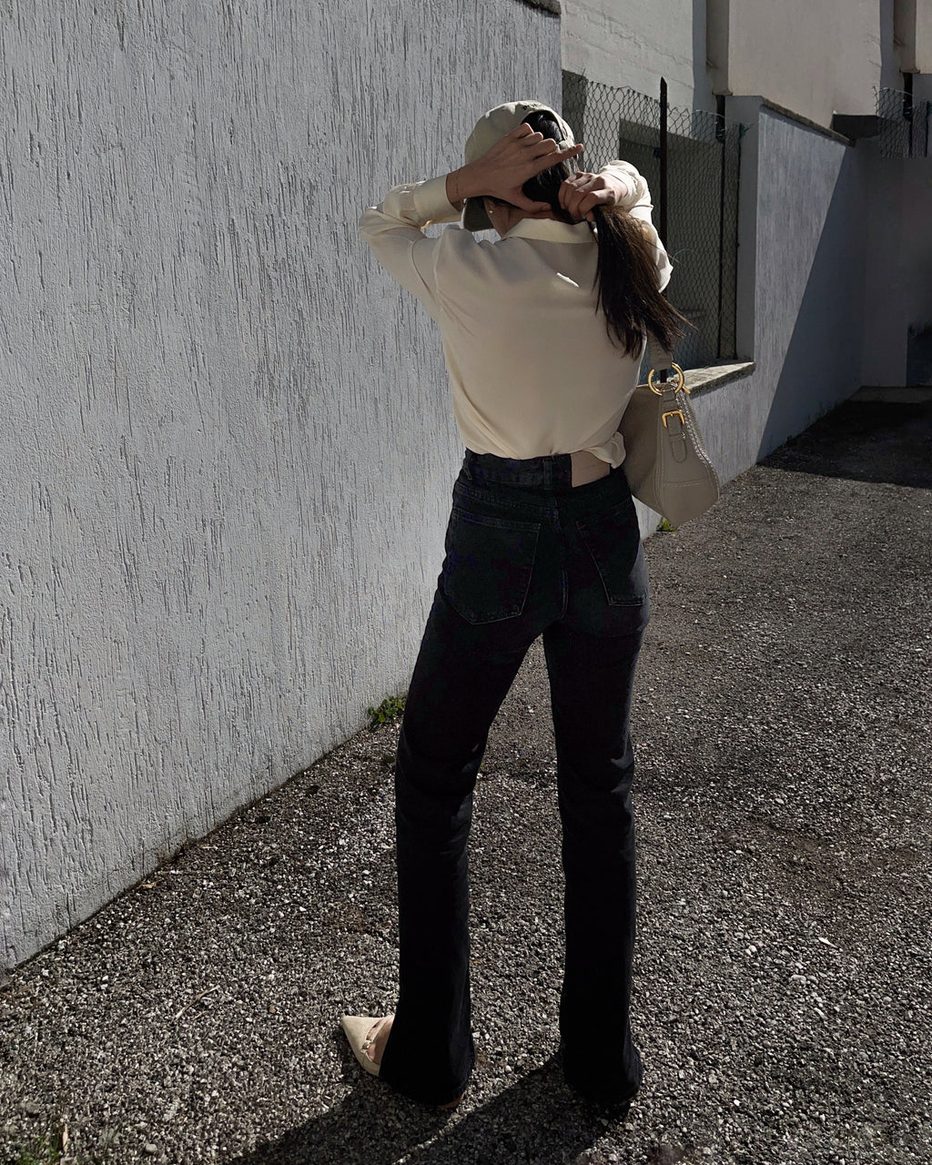 100% silk button down shirt