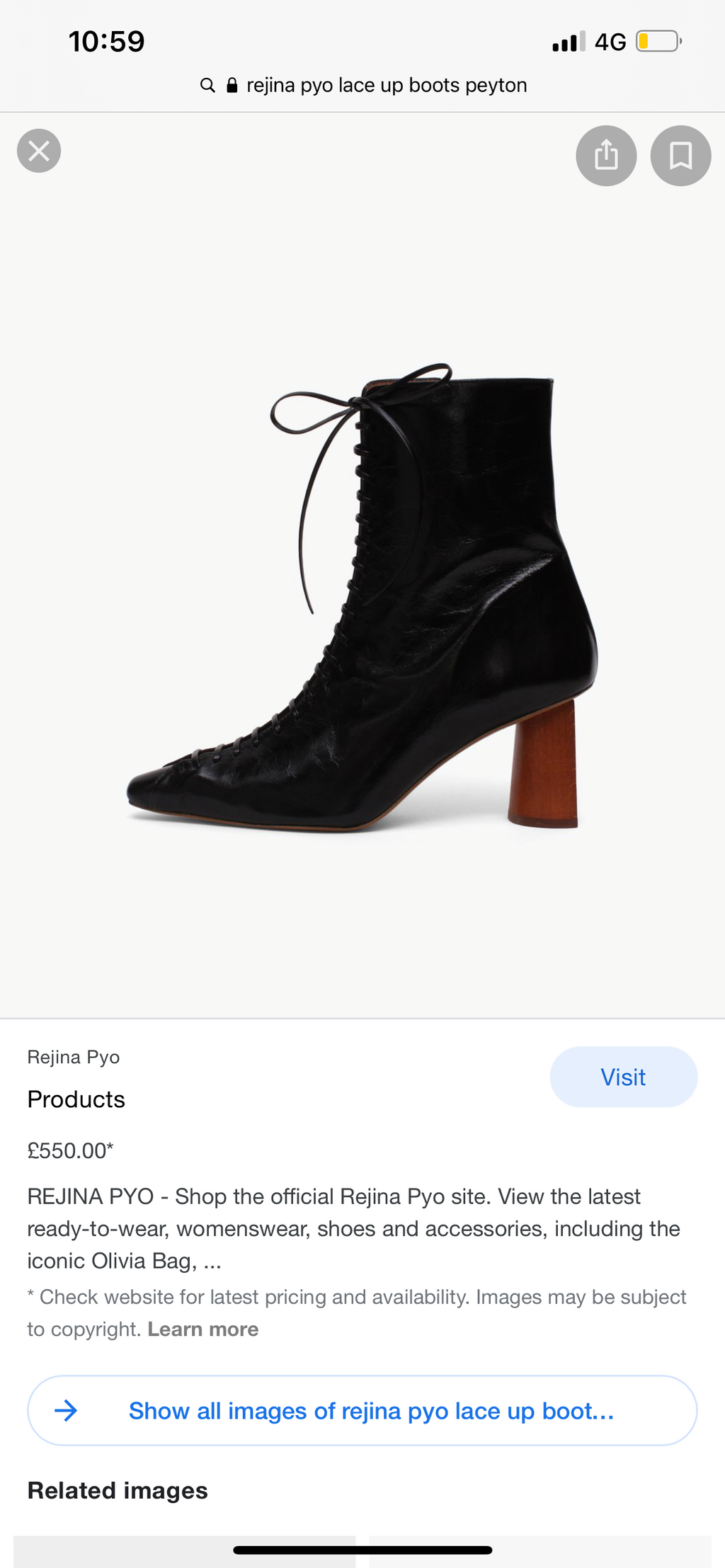 Rejina PYO boots 38