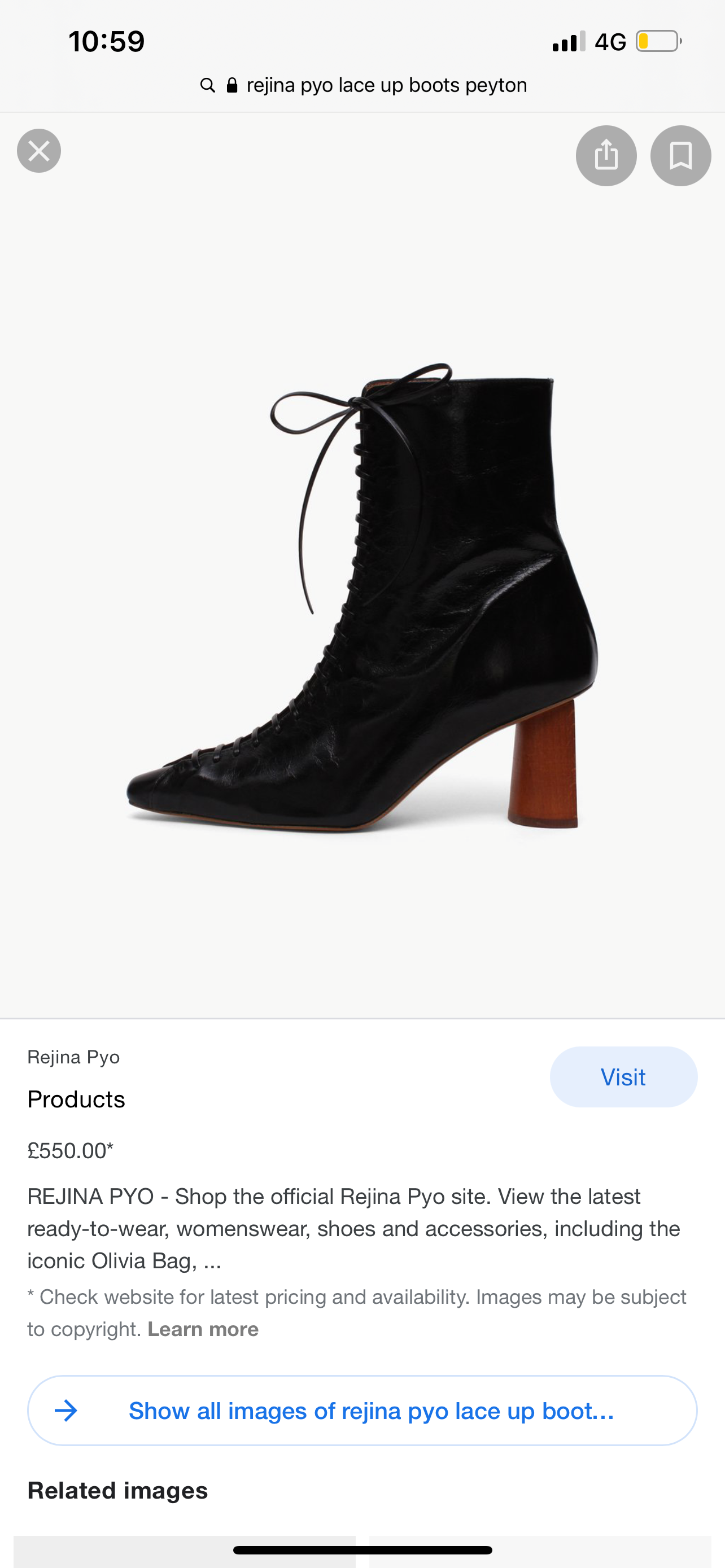 Rejina PYO boots 38