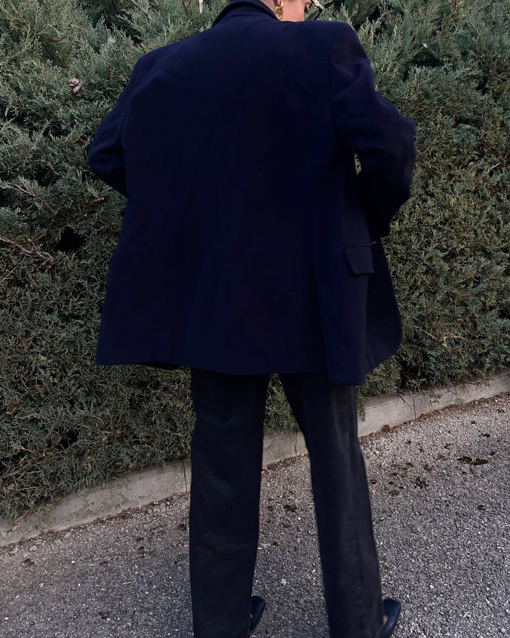 Blazer oversize blue