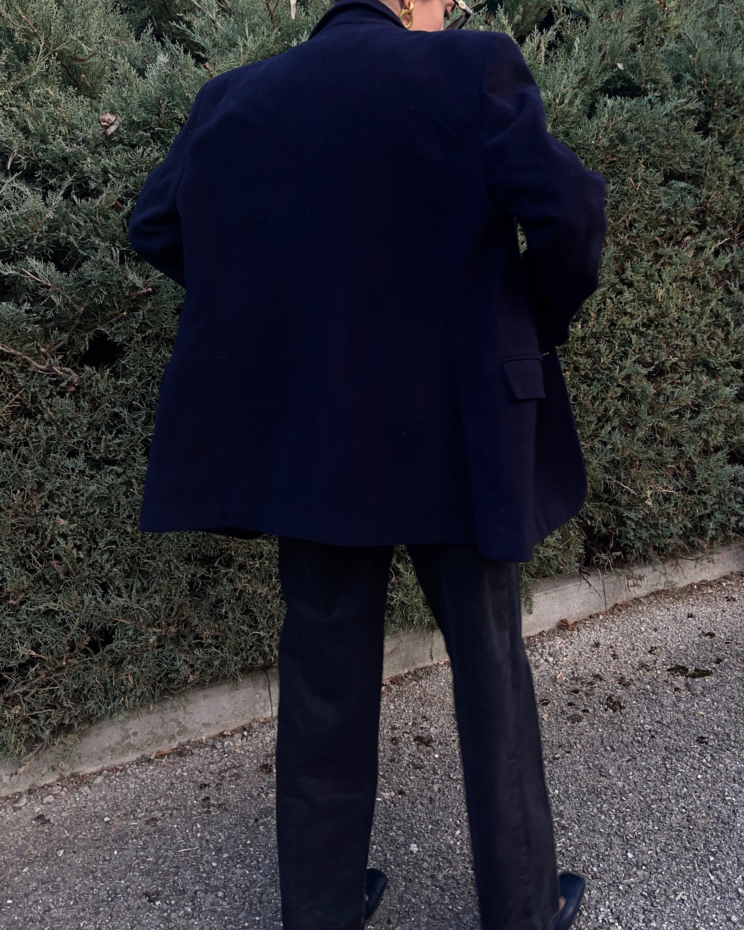 Blazer oversize blue