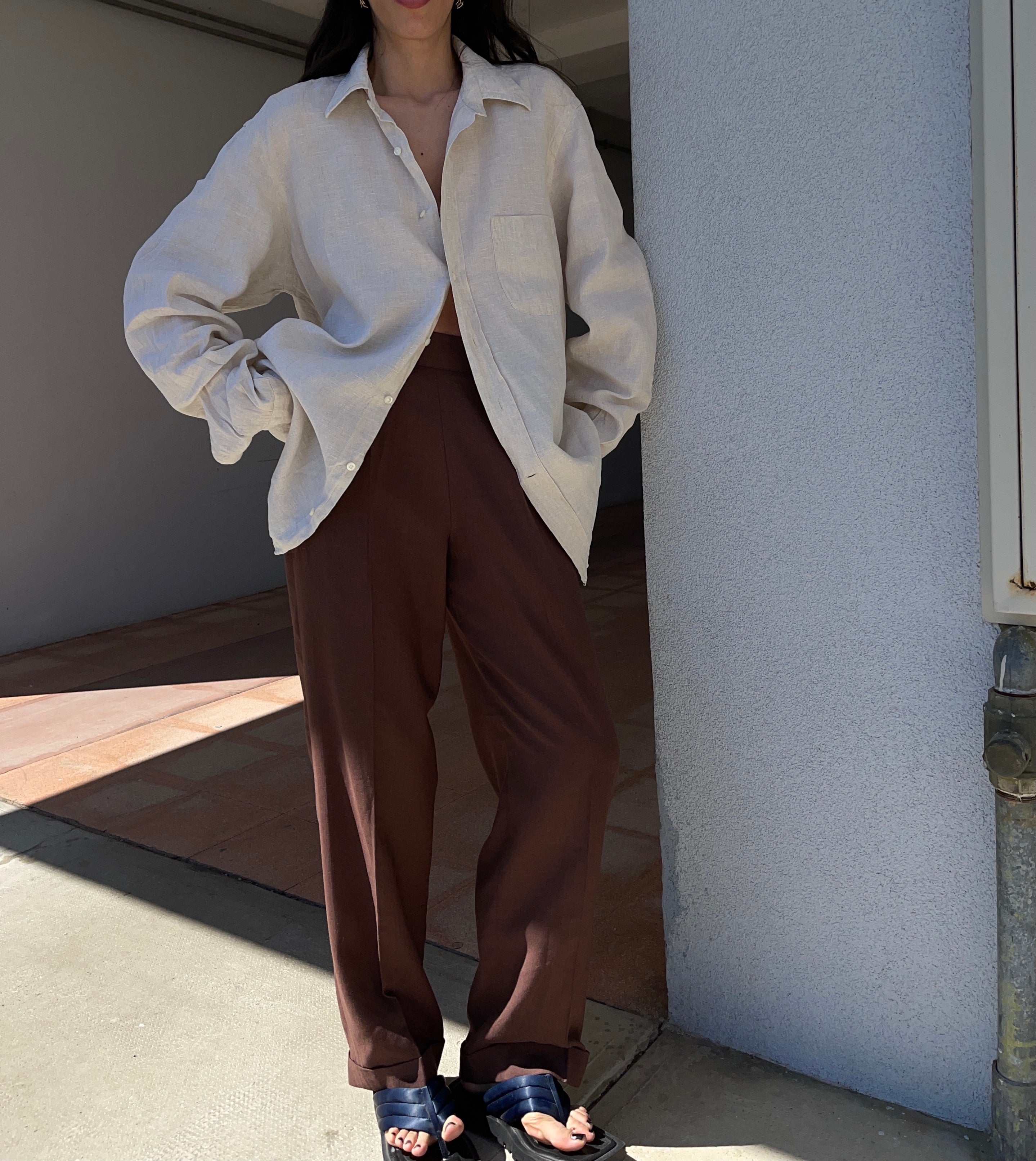 Pantalone Lino viscosa