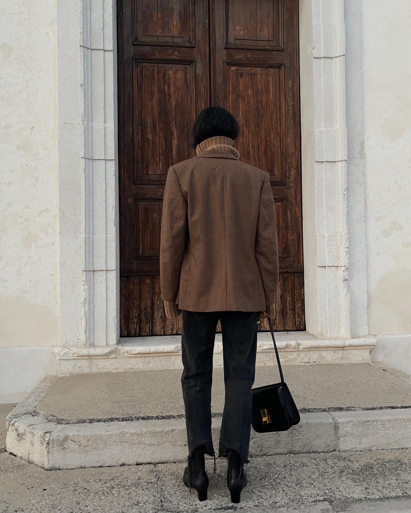 Brown blazer