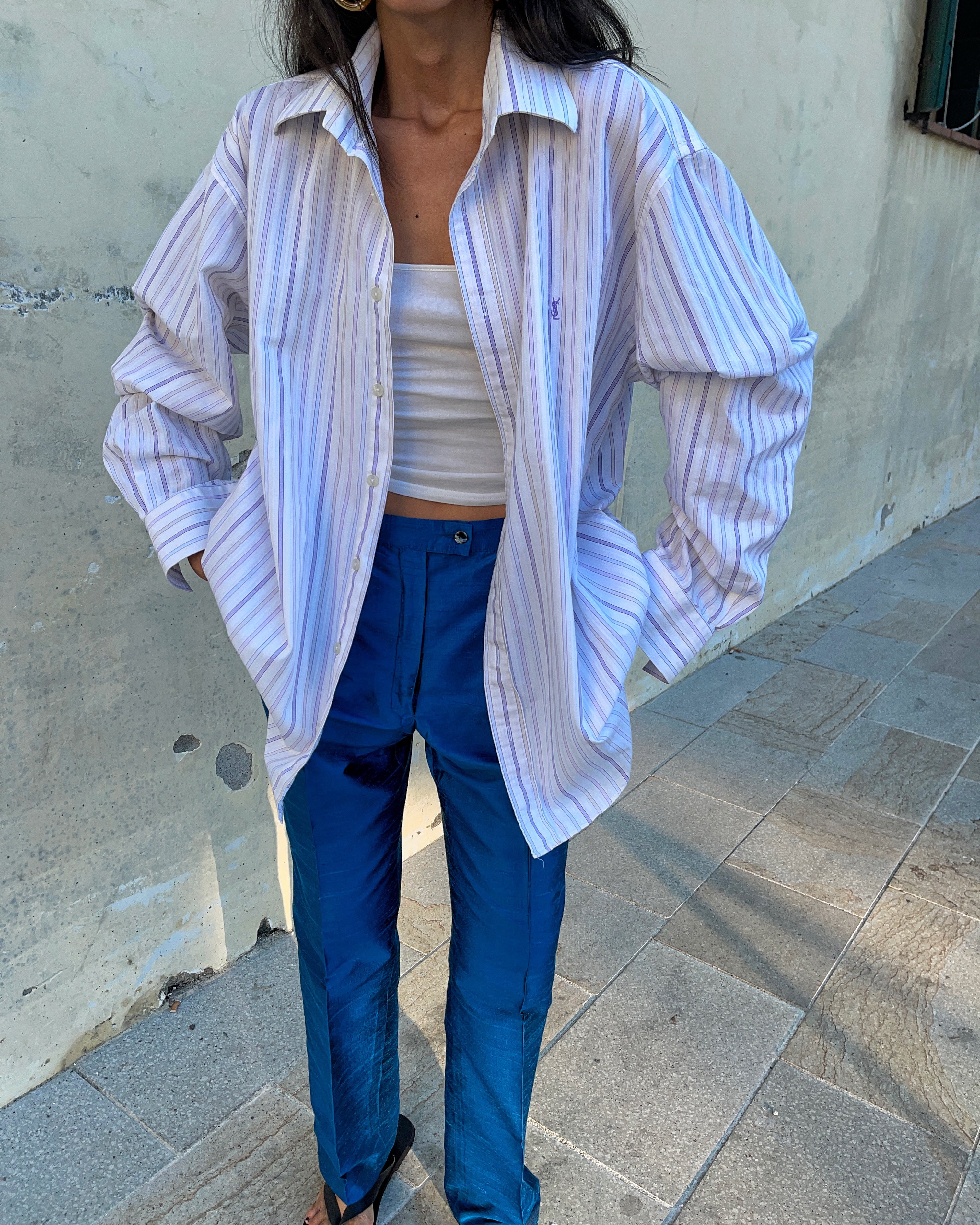 100 silk trousers