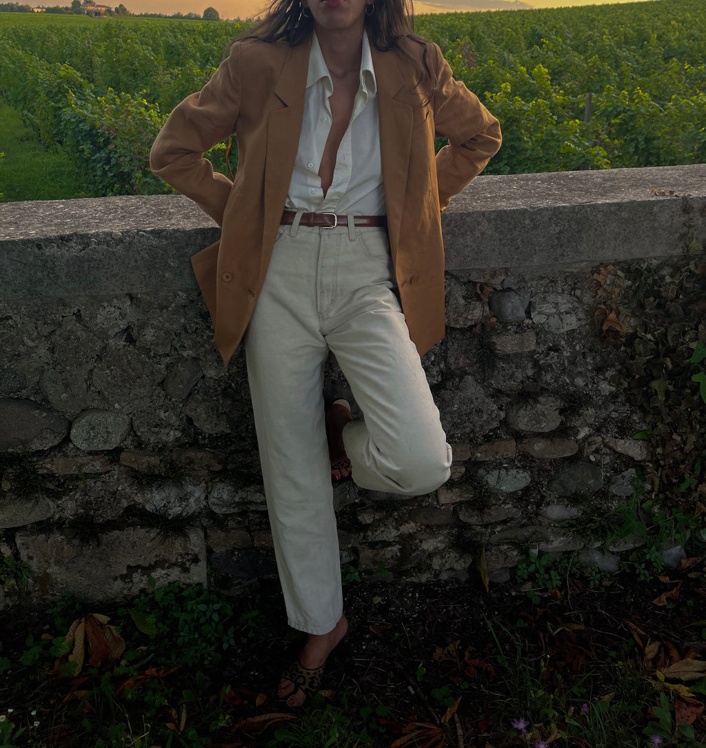 Camel blazer