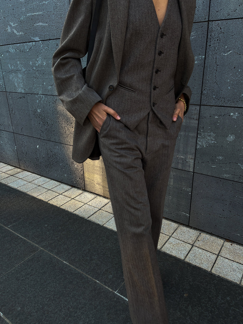 3 pieces wool suit