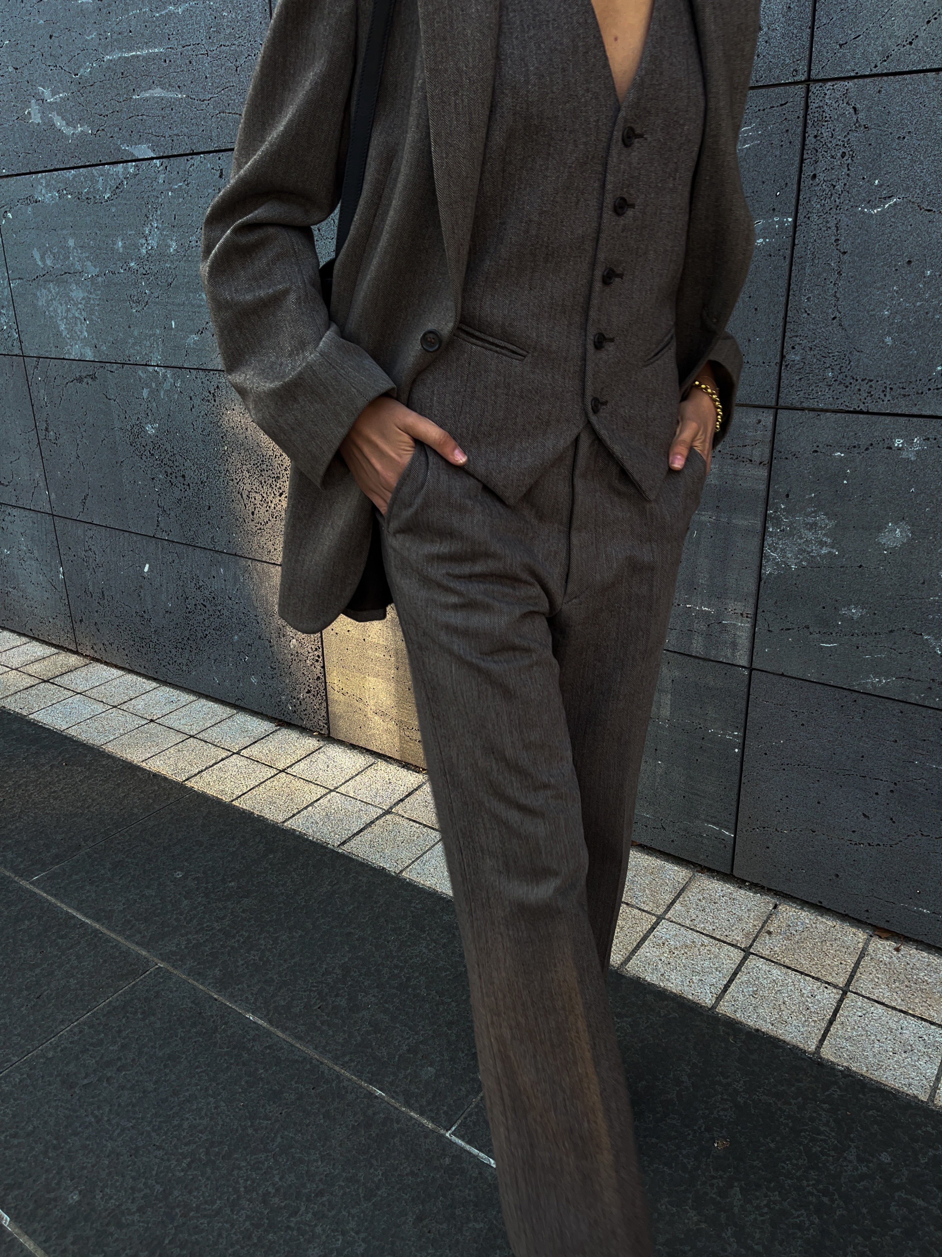 3 pieces wool suit