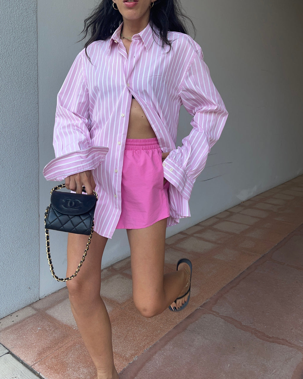 Pink shirt
