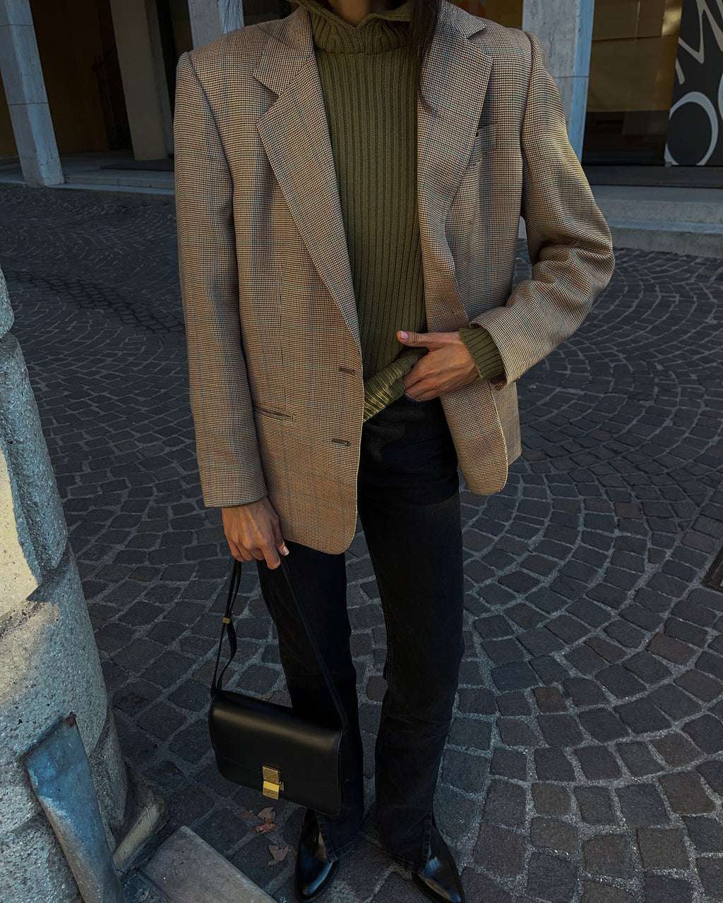 Check blazer