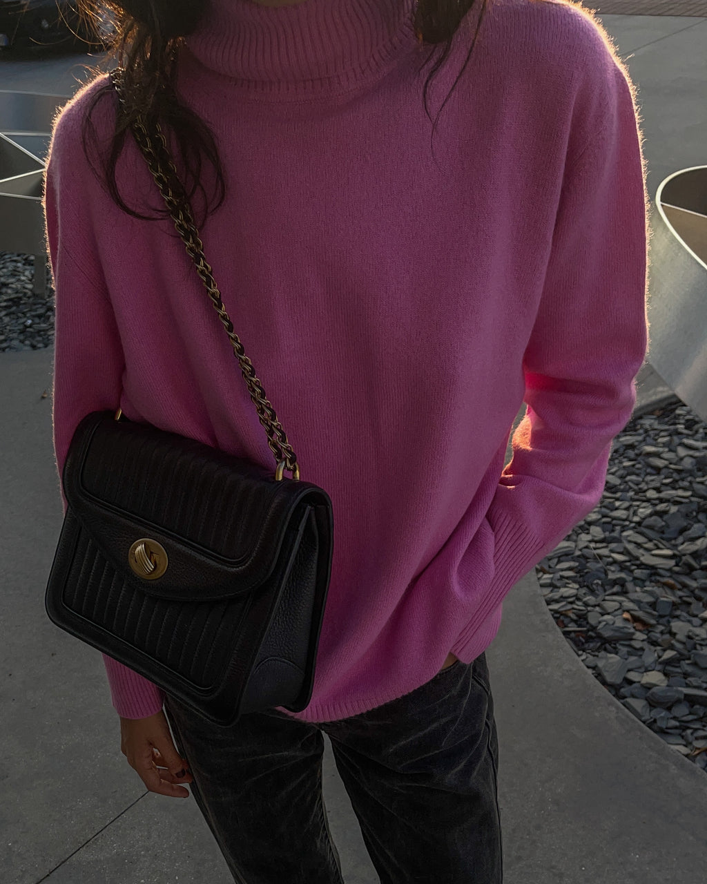 Pink silk n cashmere
