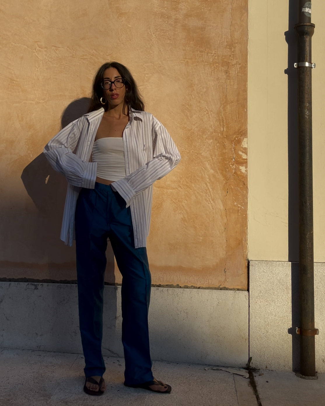100 silk trousers