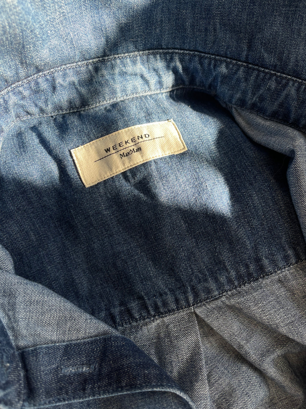 weekend maxmara denim shirt