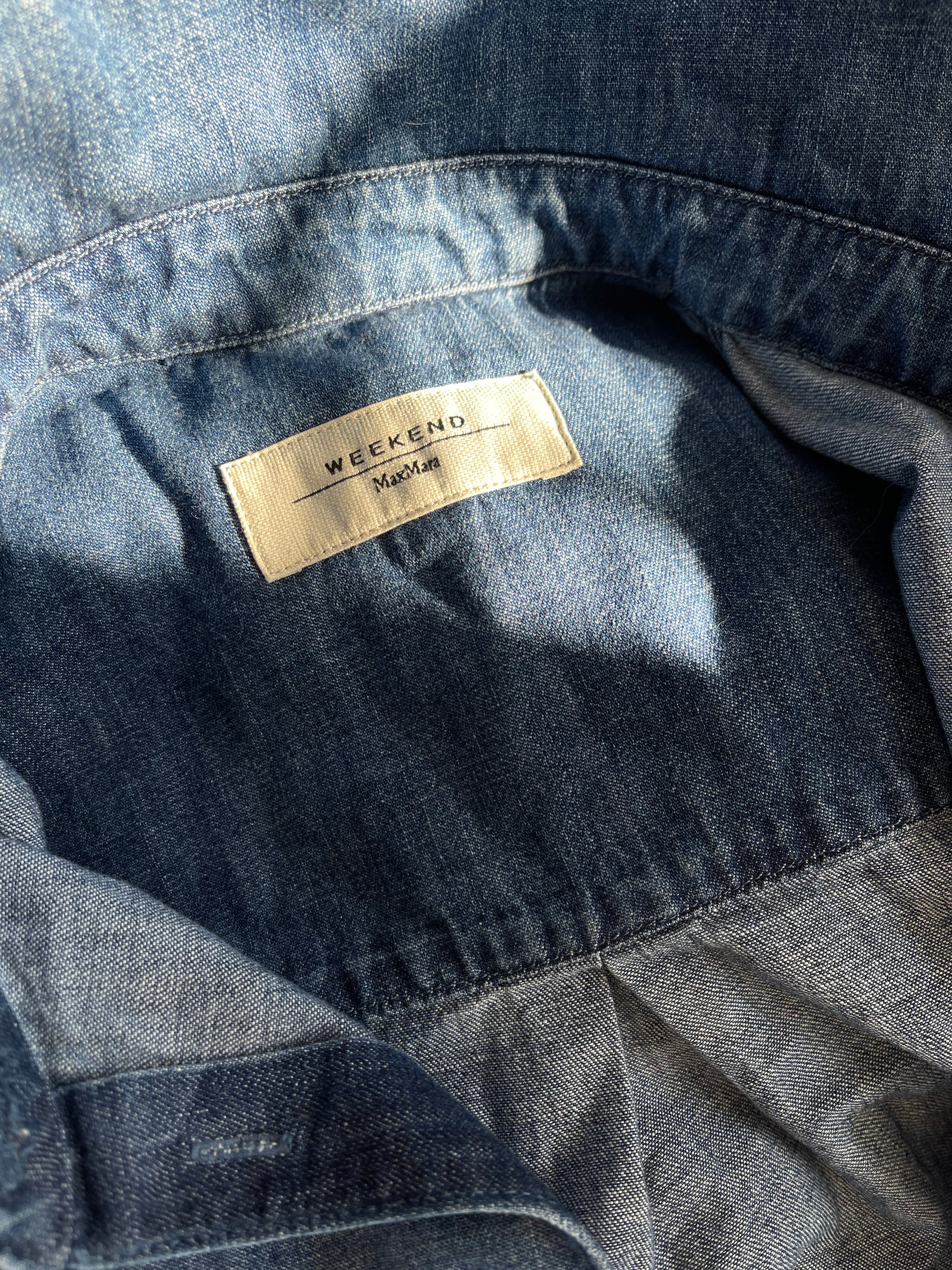 weekend maxmara denim shirt