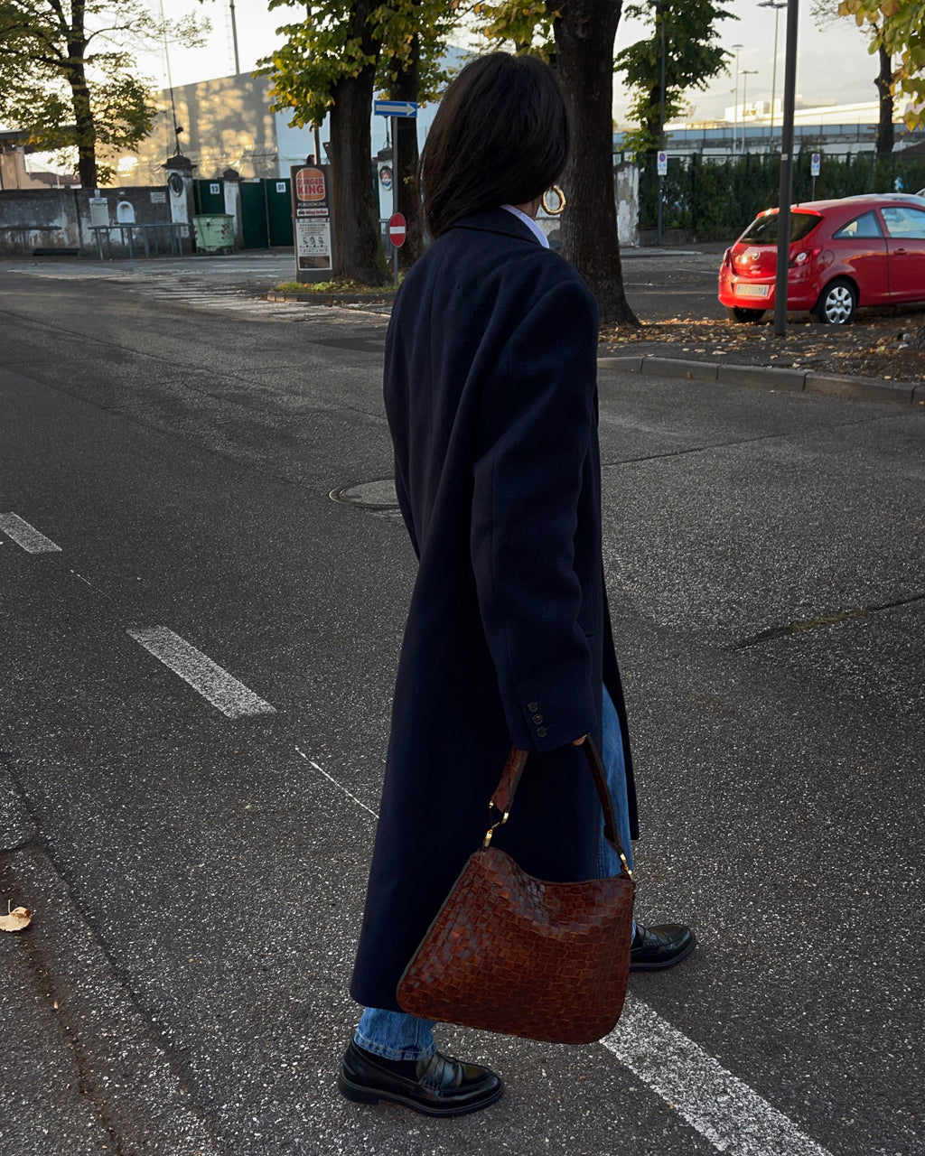 Men blue coat
