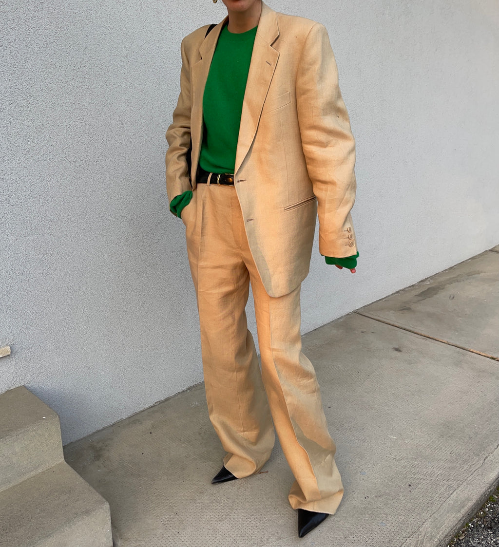 Linen suit