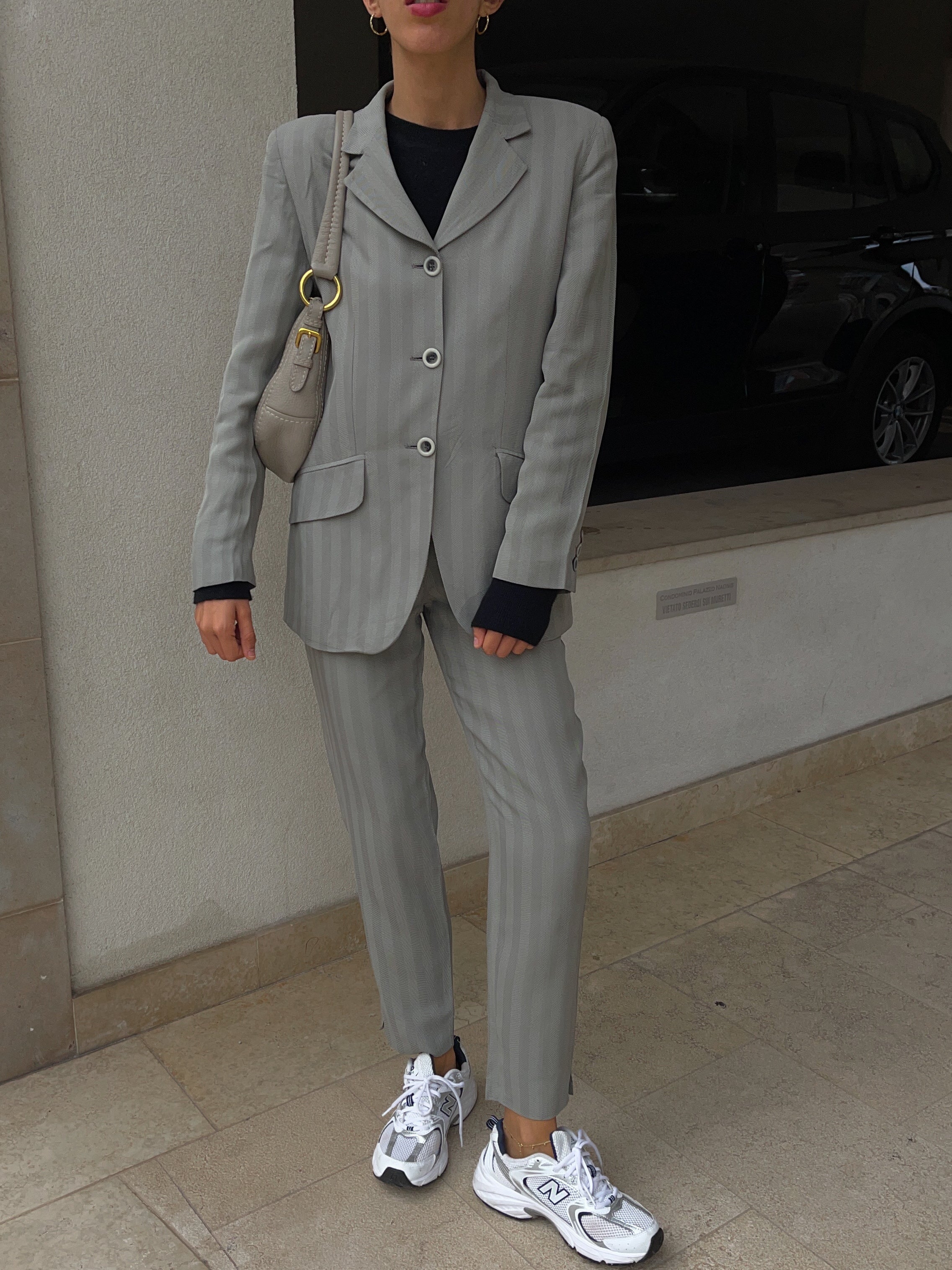 Grey suit