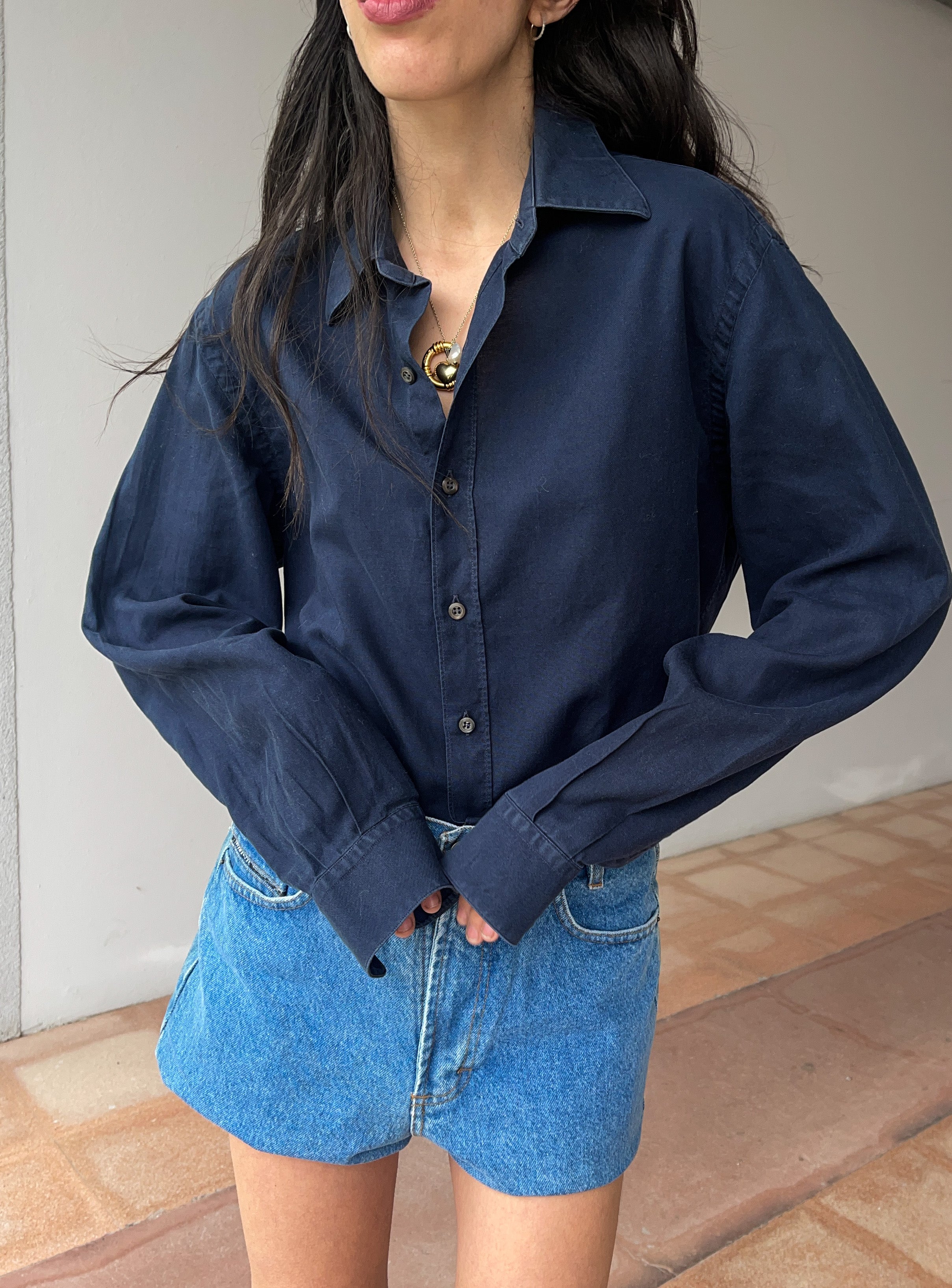 Prada blue shirt