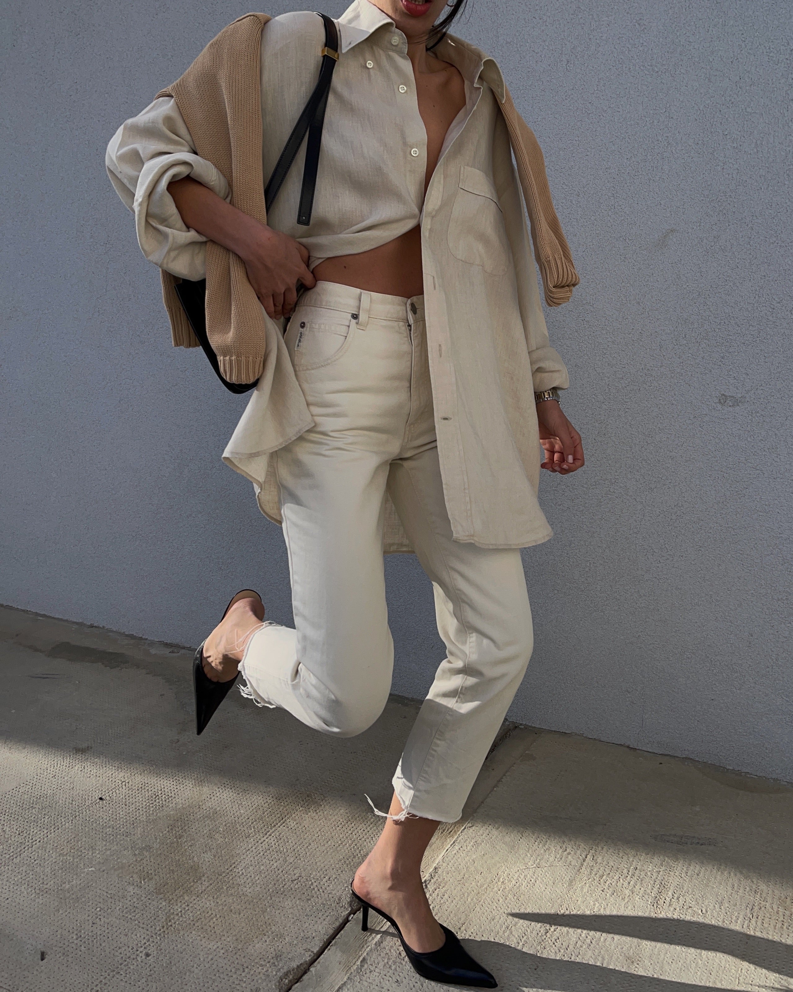 100 linen button down shirt
