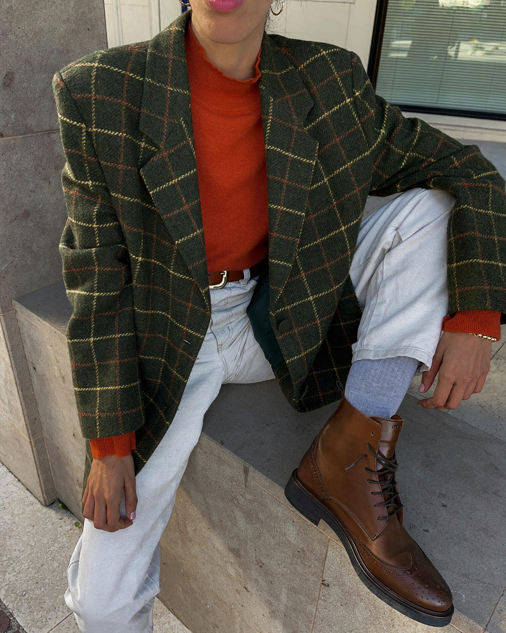 100 thick  OVERSIZE wool blazer