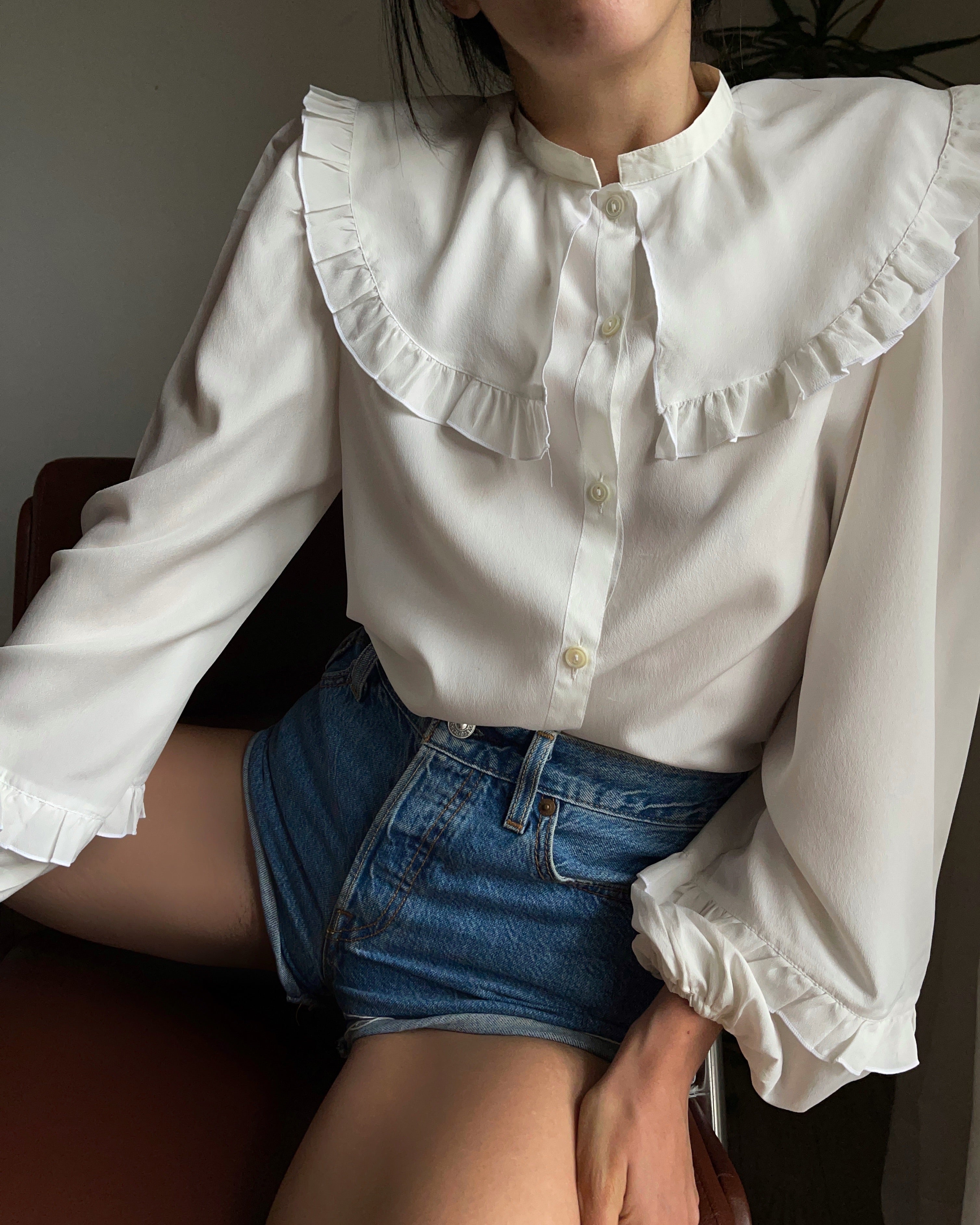 Peter Pan collar shirt