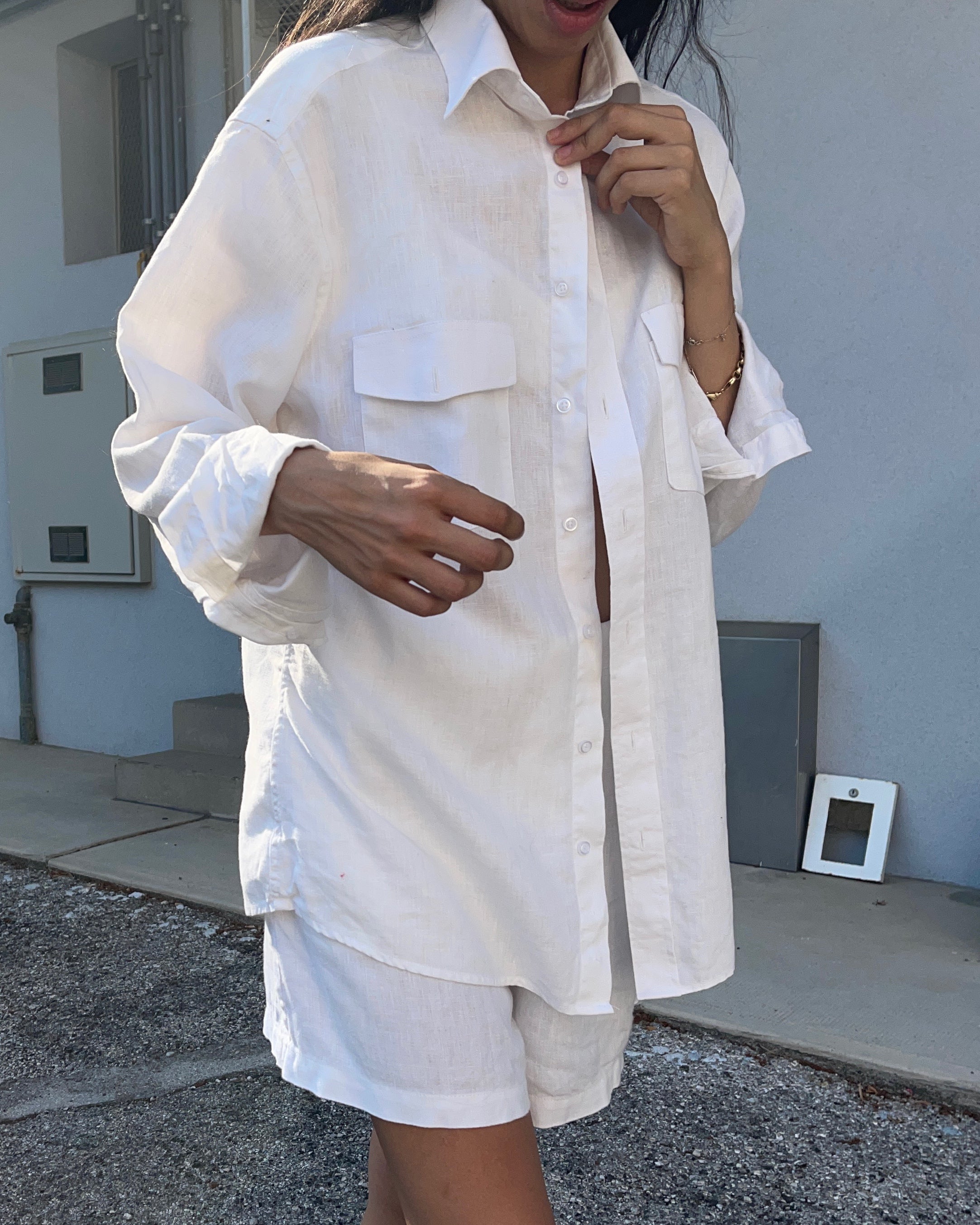 100 linen shirt