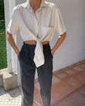 100 silk re worked shirt
