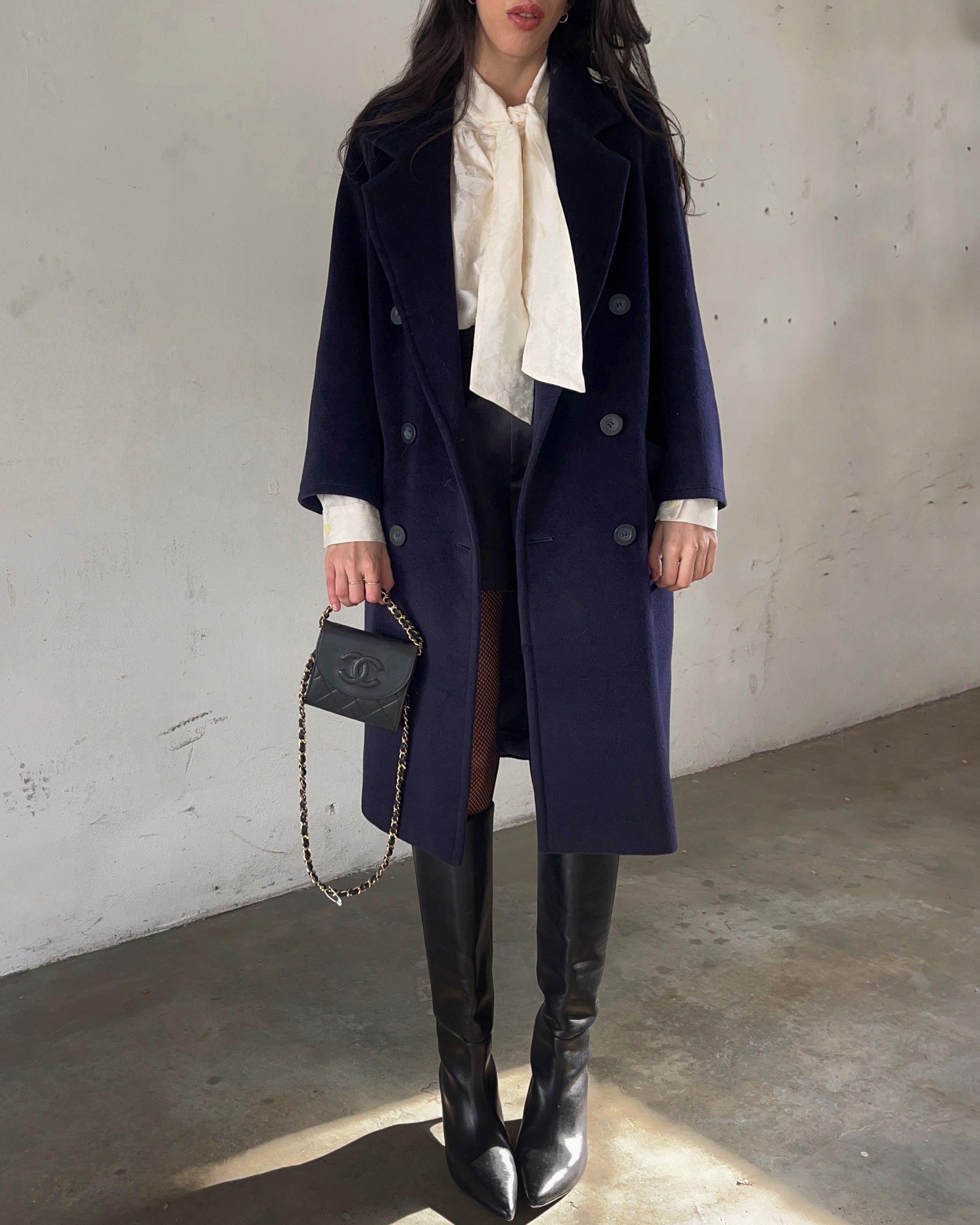 Max Mara blue coat