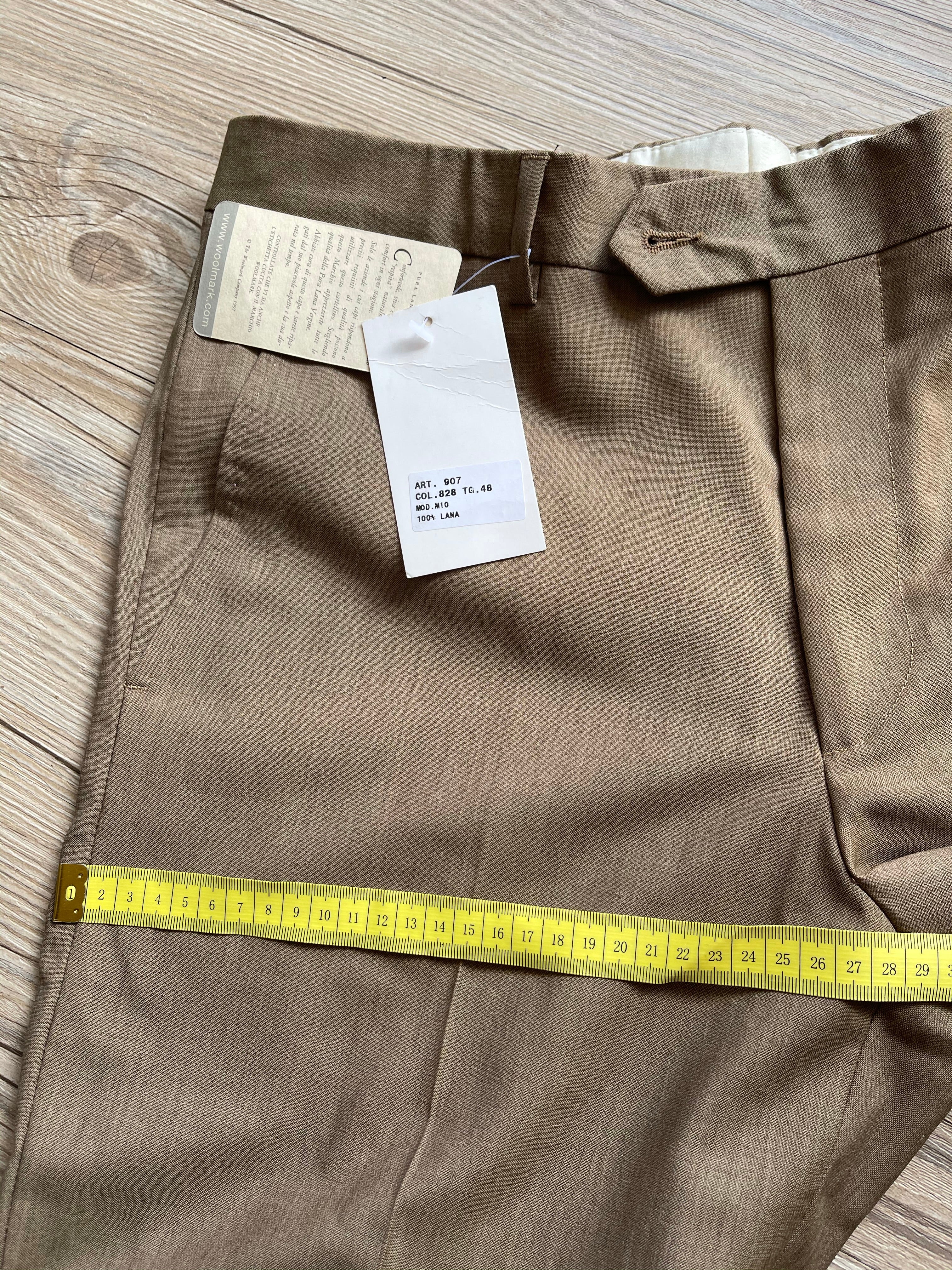 Pantalone sartoriale  uomo tabacco-camel