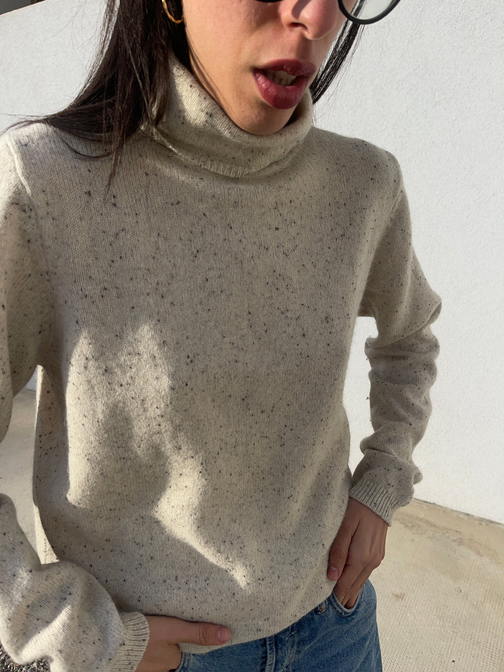 Sale e pepe beige jumper