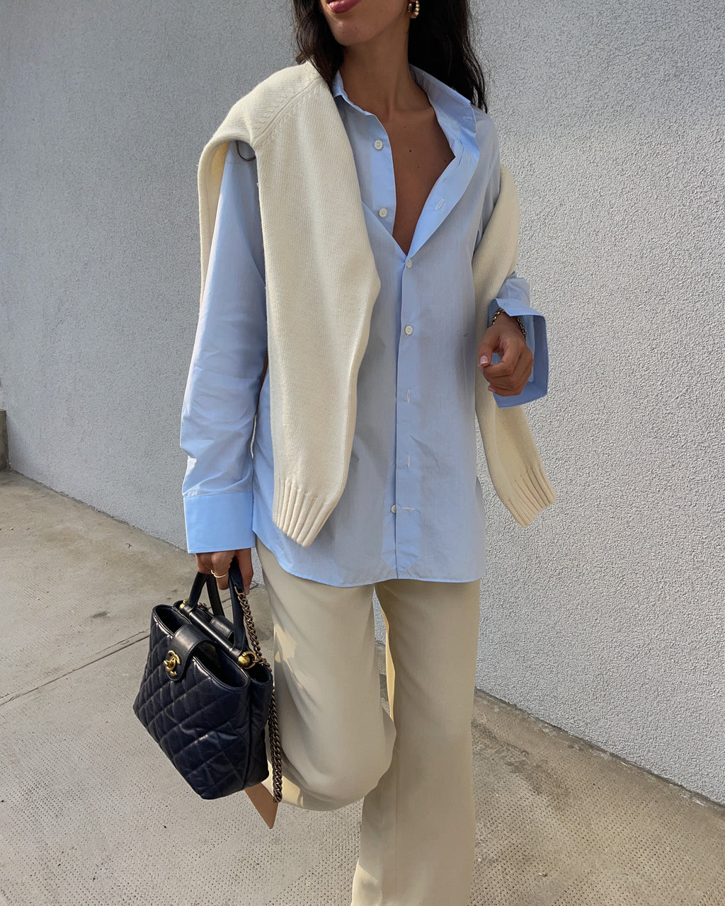 Light blue shirt
