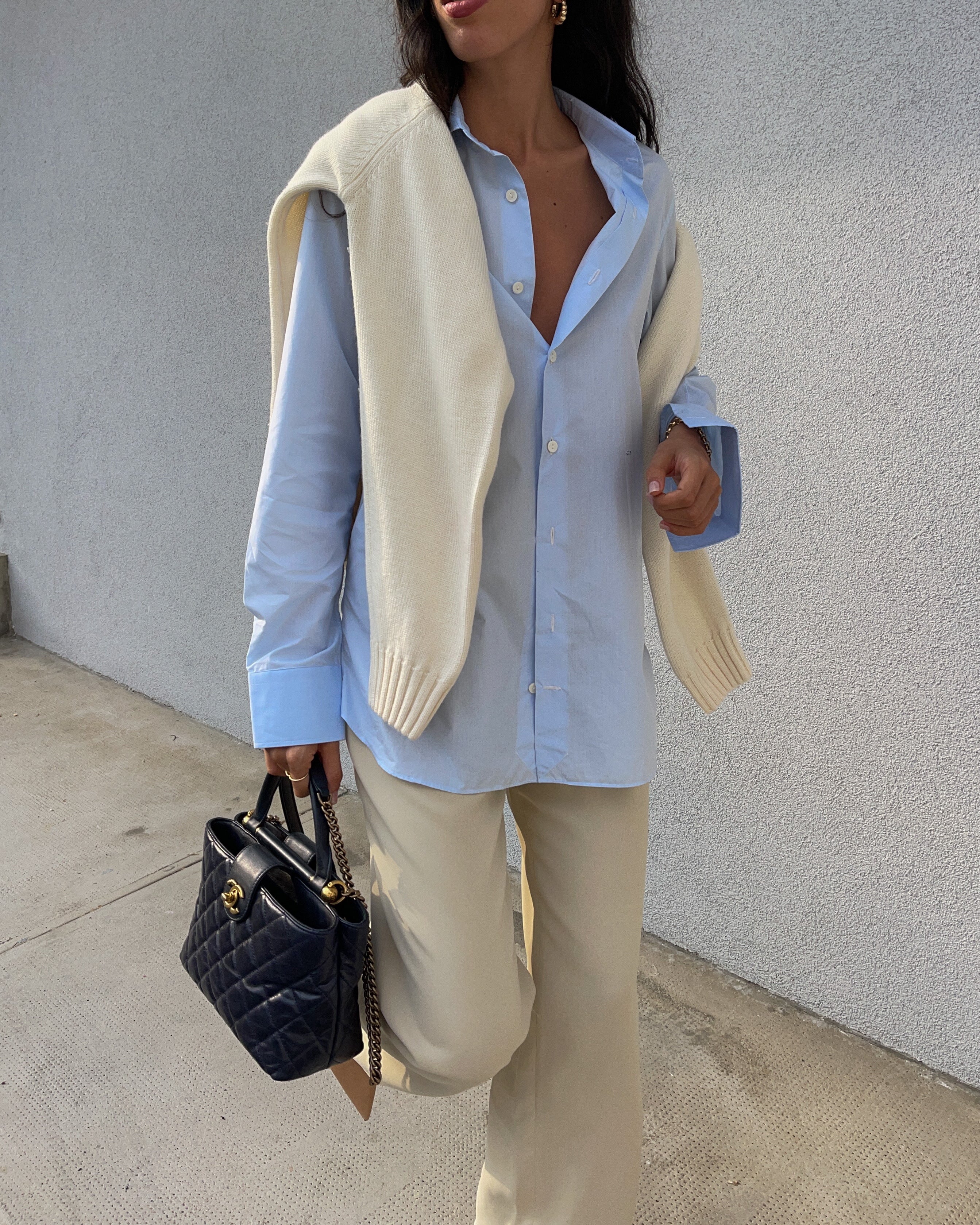Light blue shirt