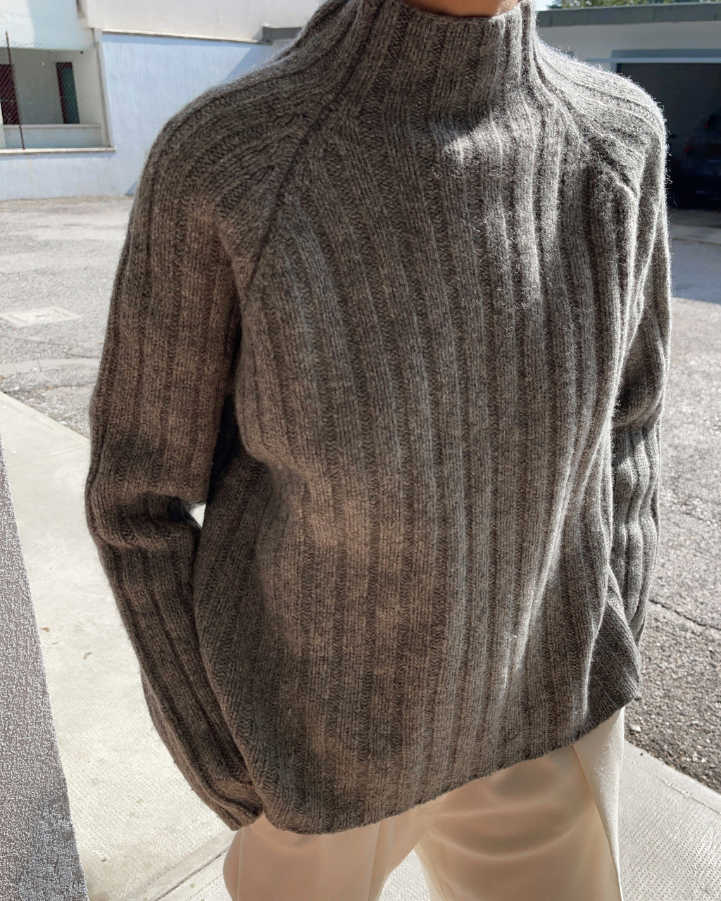 Lambswool grey jumper