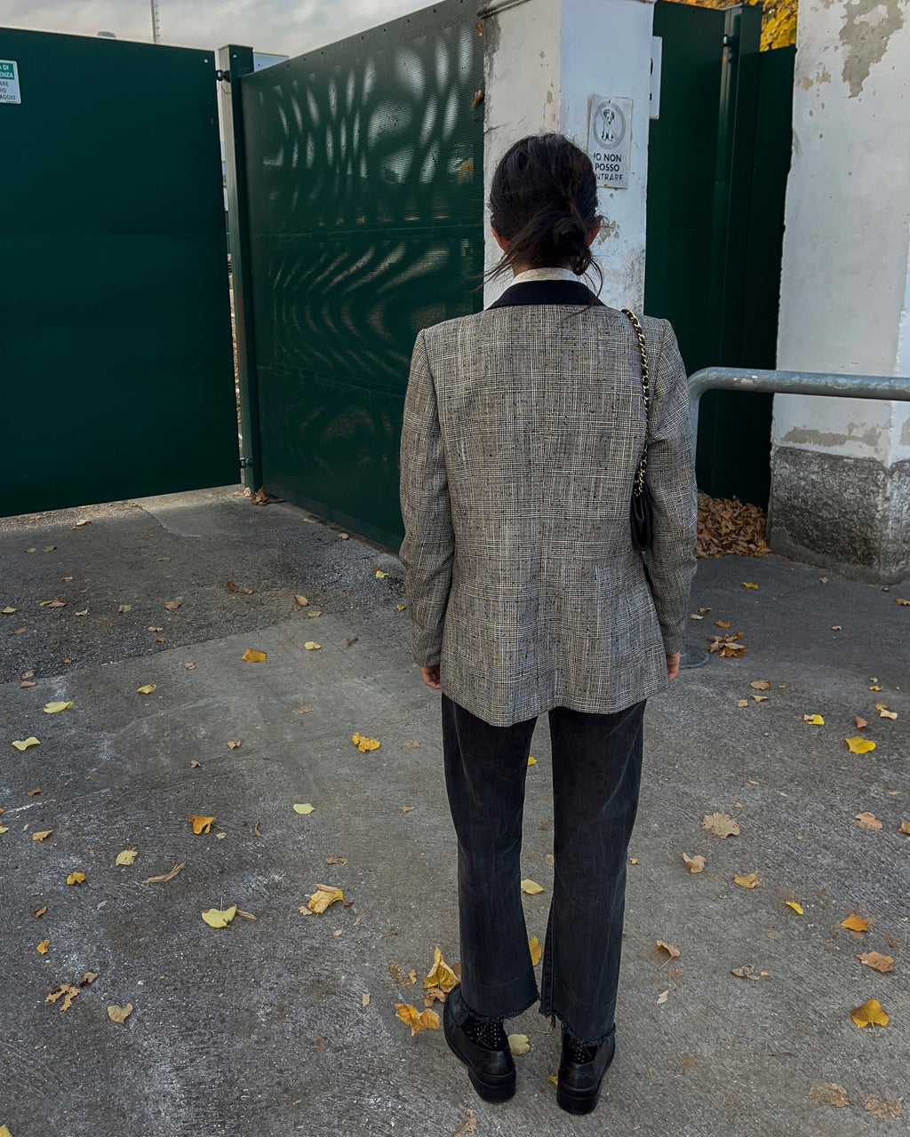 Check blazer