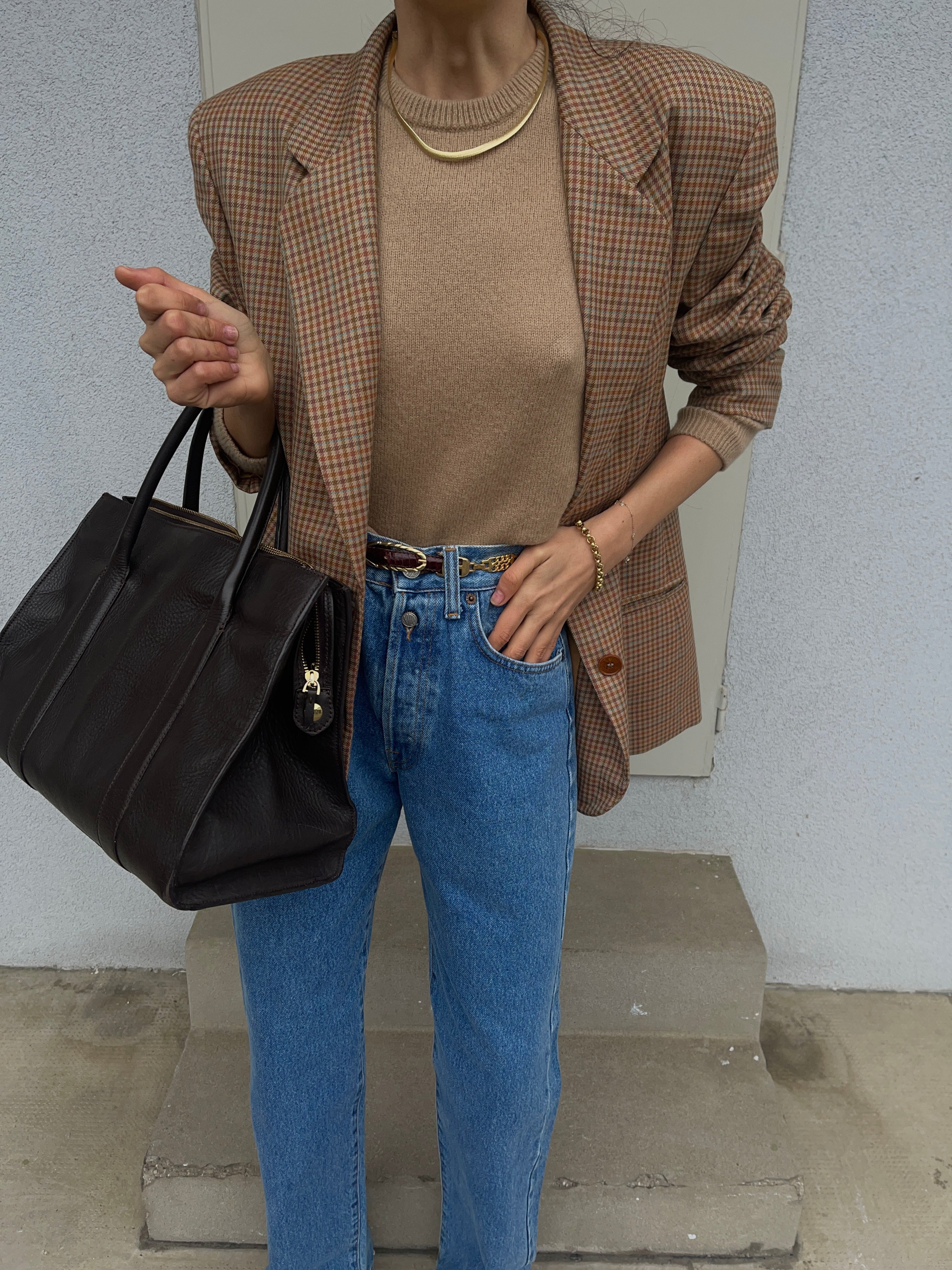 I drive my children to school blazer