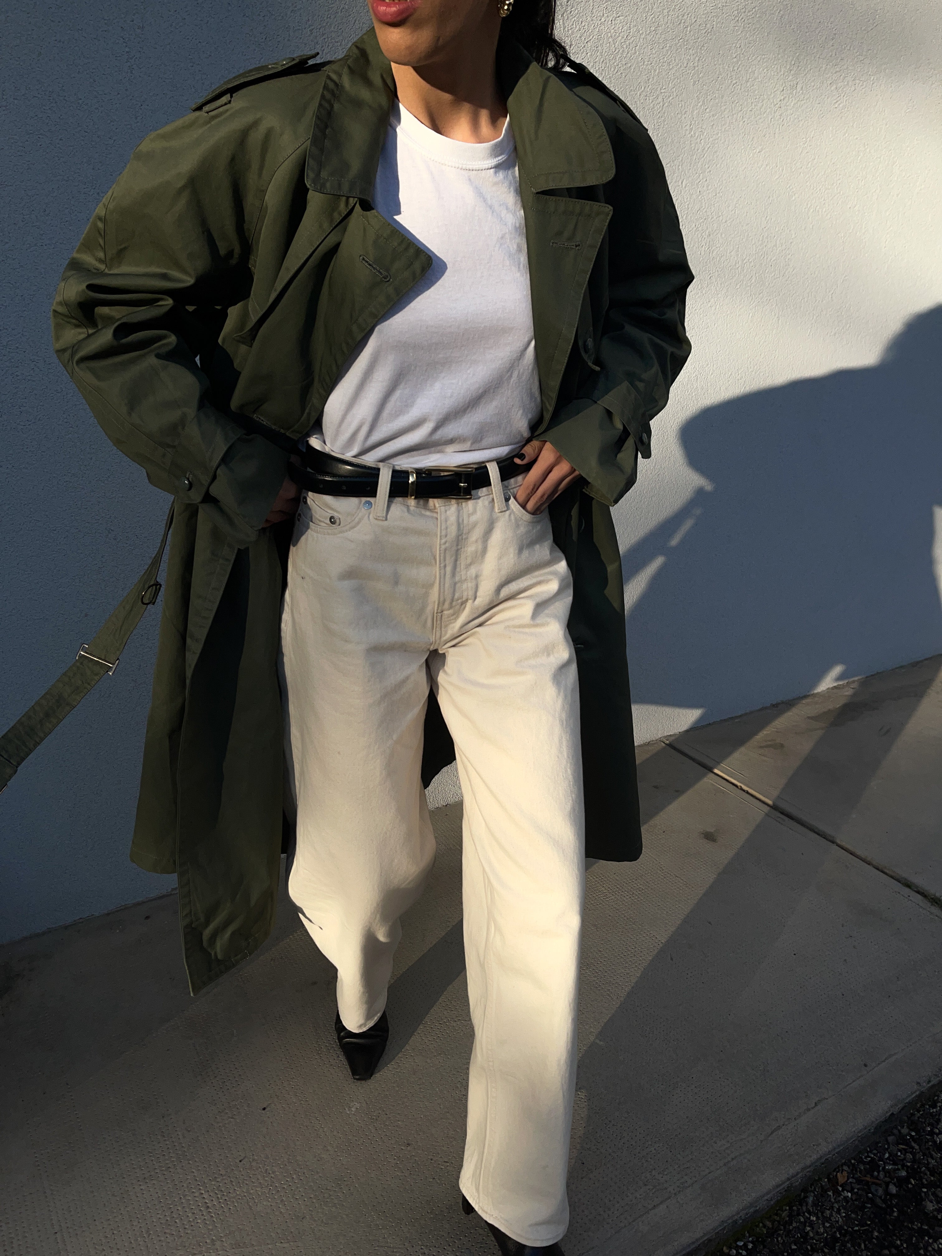 Trench green military