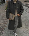Cappotto grigio alpaca wool