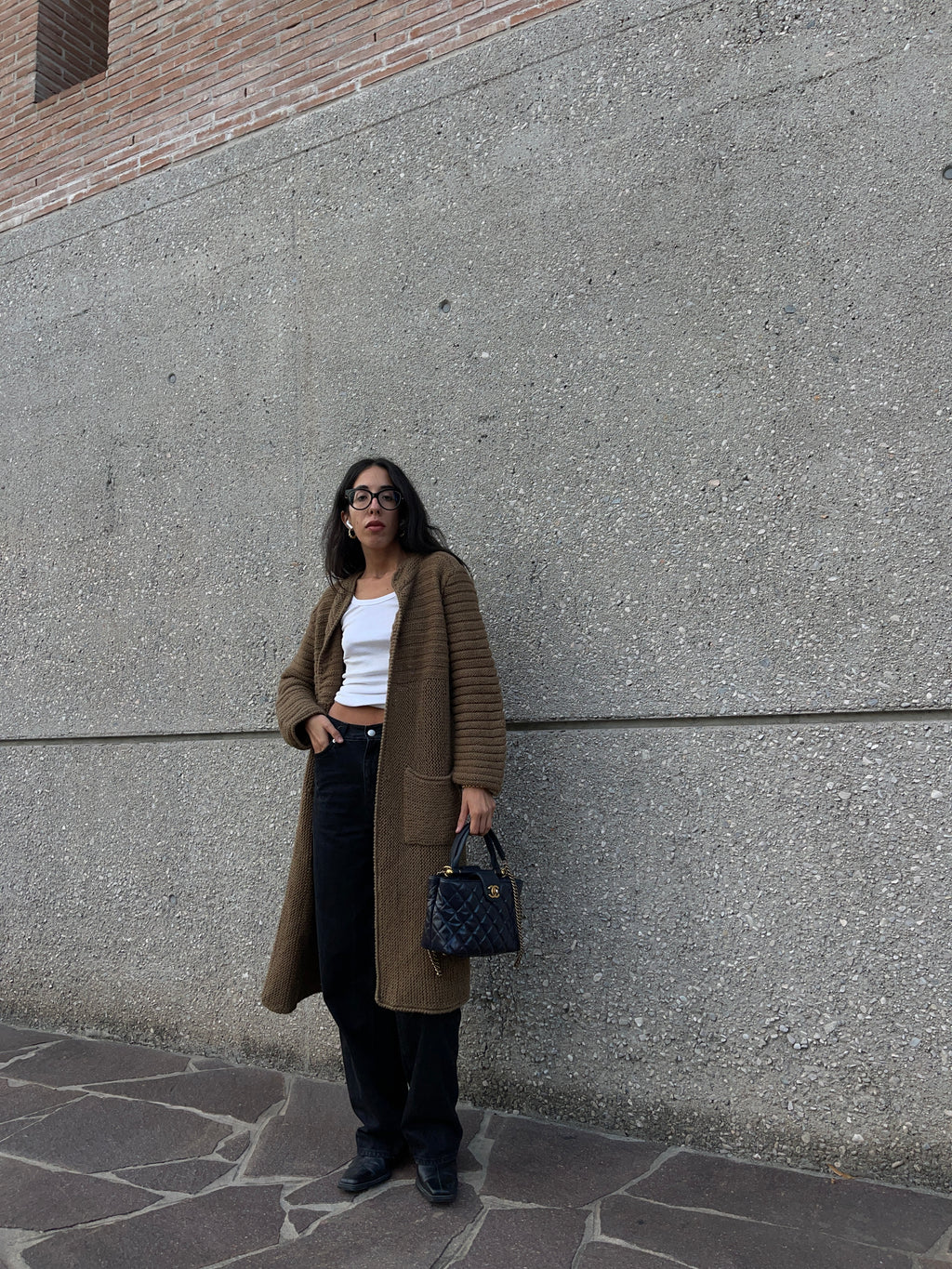 100 wool cardigan/ coat