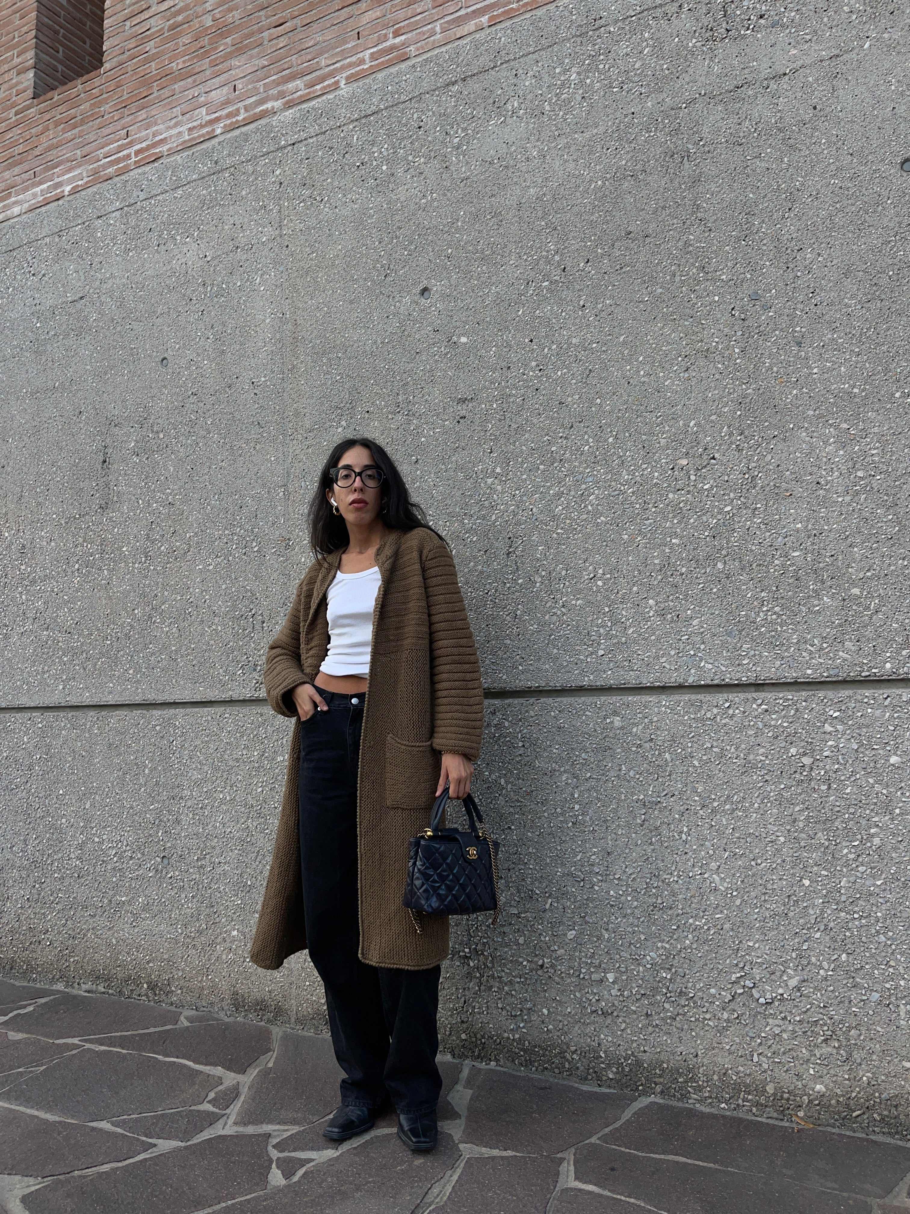 100 wool cardigan/ coat