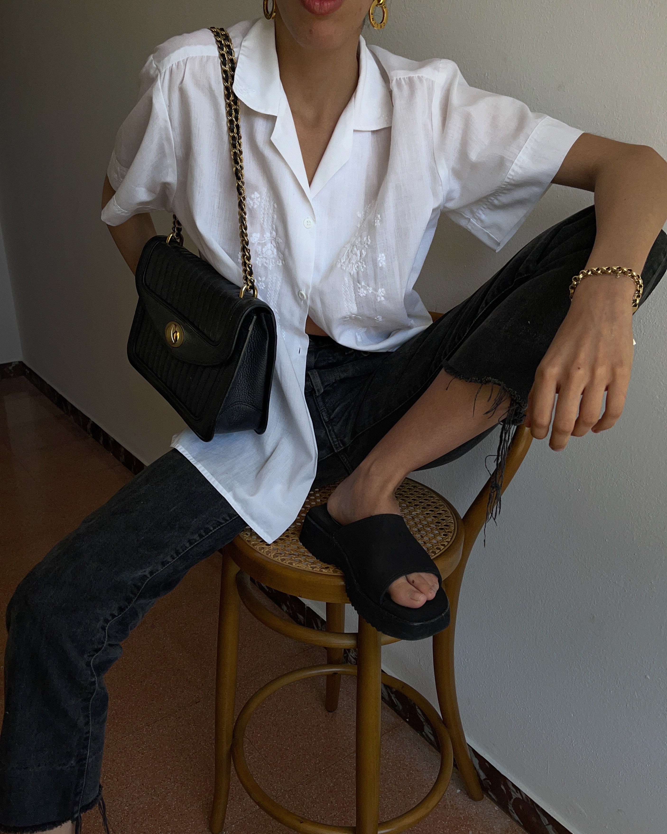 Cotton BOXY shirt