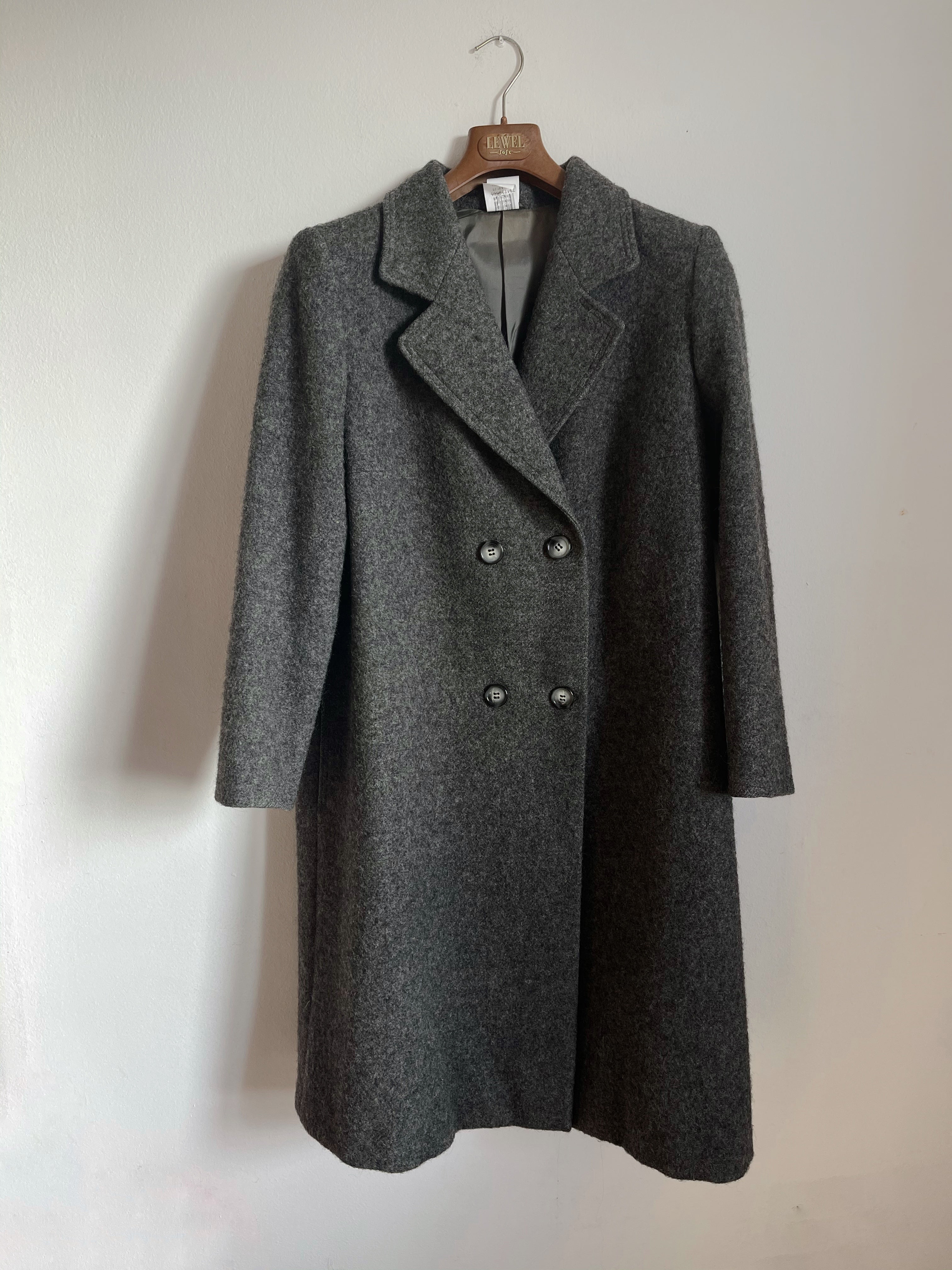 Grey wool coat