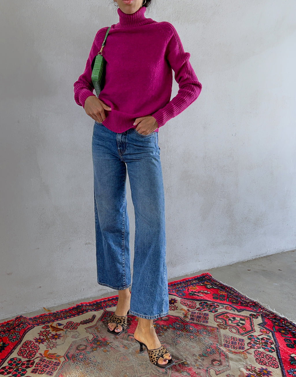 Magenta pullover