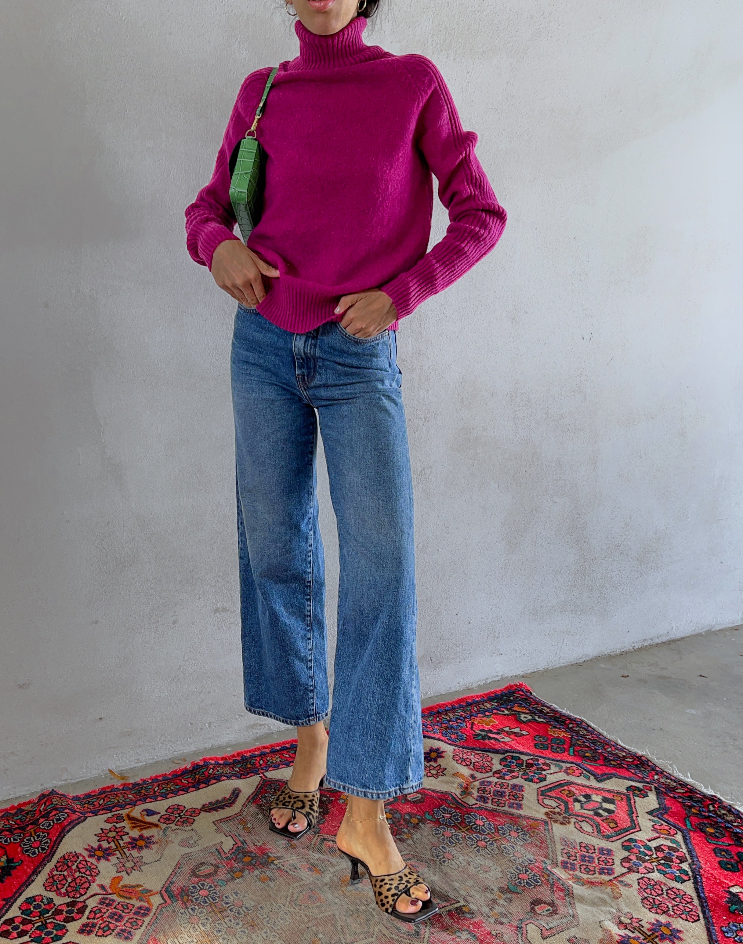 Magenta pullover