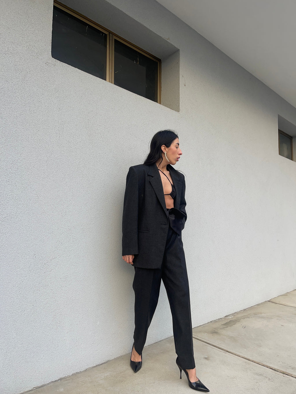 Wool grey suit