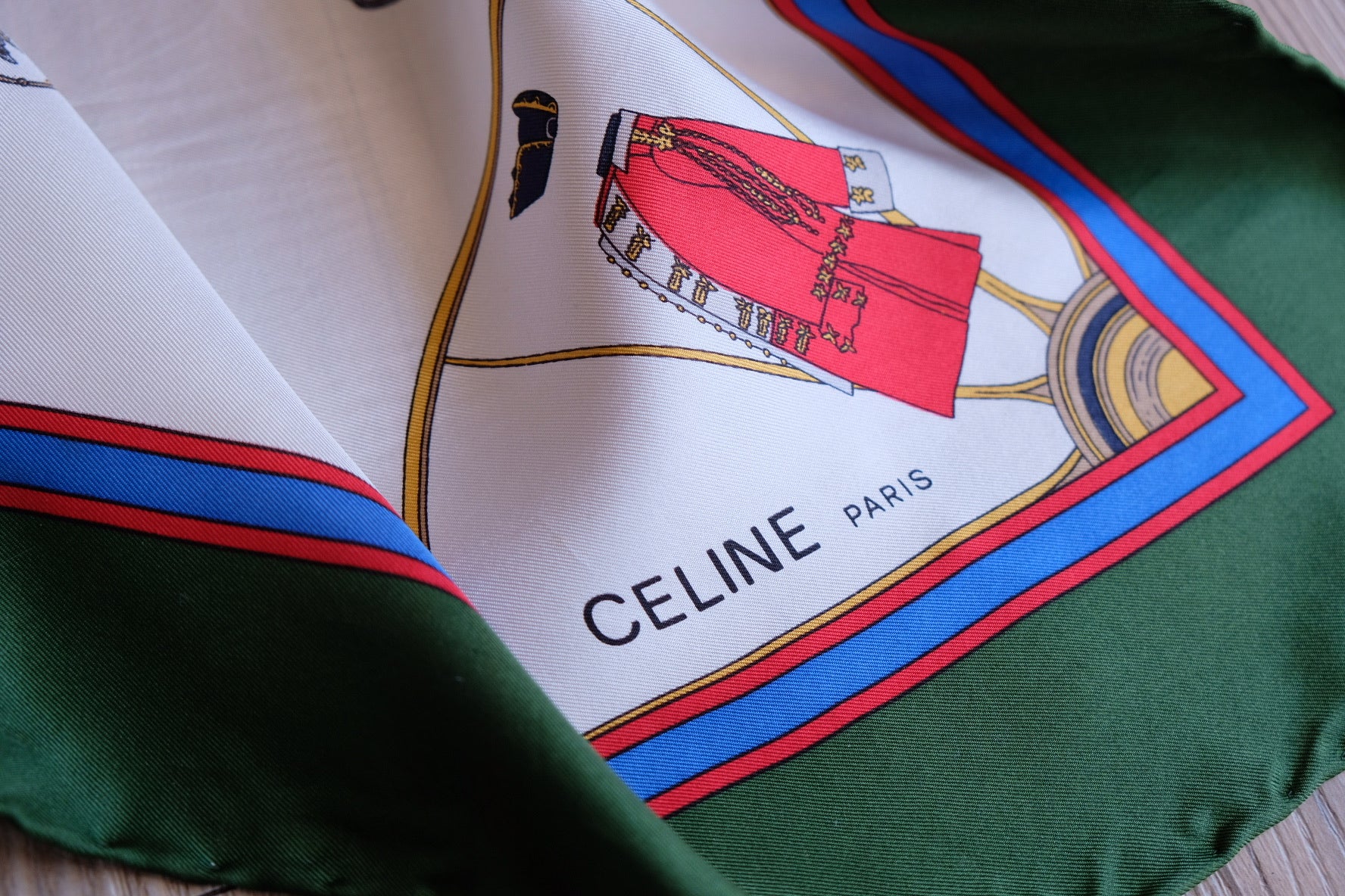 100% silk celine foulard