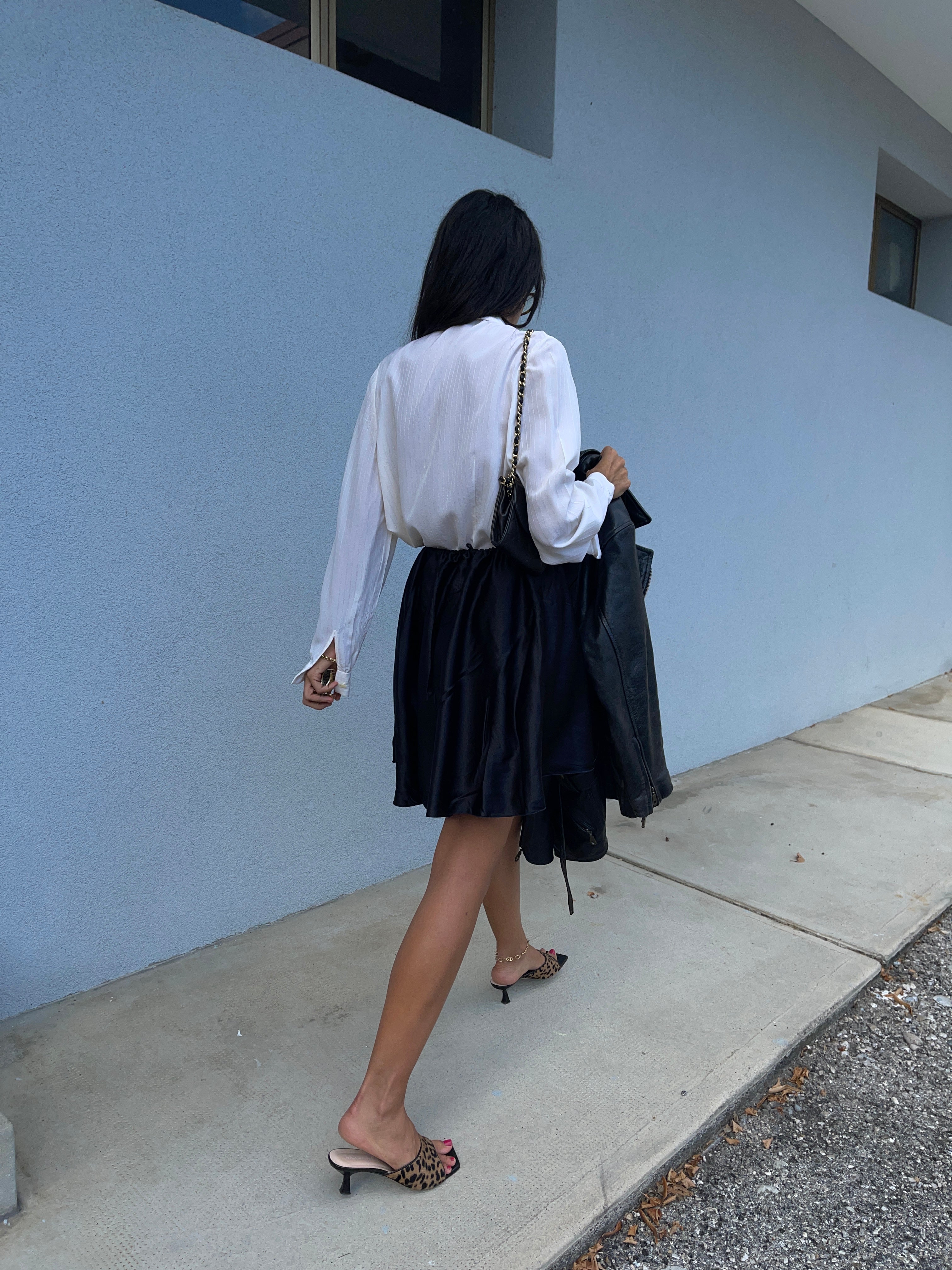 100 silk white shirt