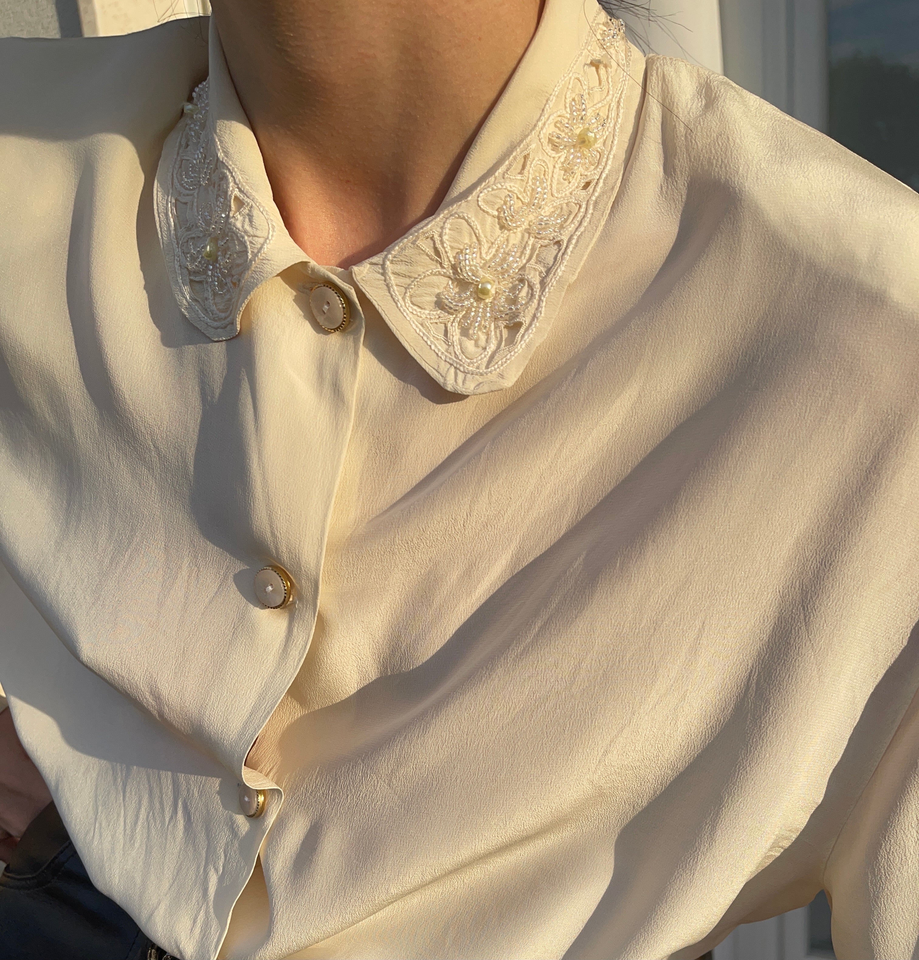 100% silk shirt